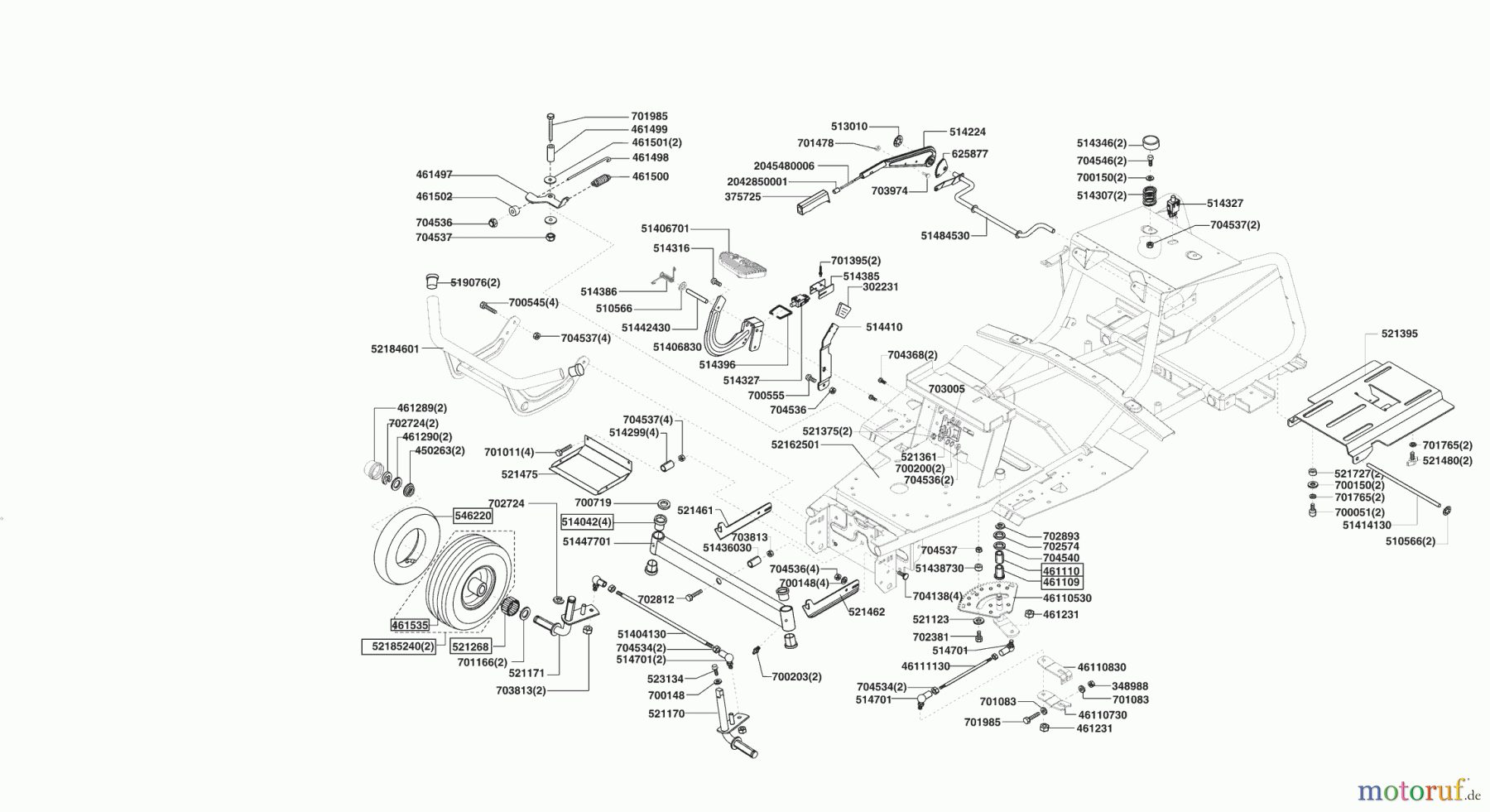 Concord Gartentechnik Rasentraktor T20-102 HDE MASPORT 11/2006 - 10/2007 Seite 2