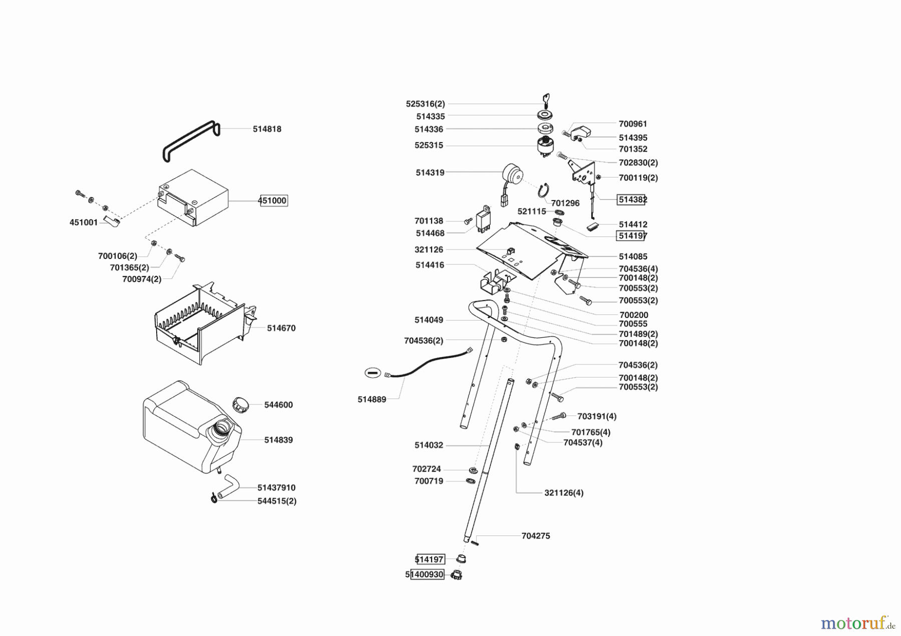 GARDENCARE Gartentechnik Rasentraktor T 13-82 11/2006 - 02/2008 Seite 6