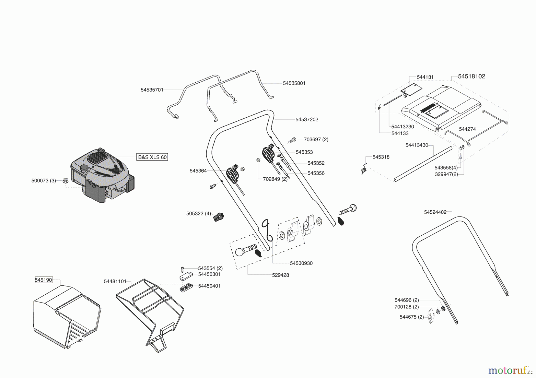 Powerline Gartentechnik Benzinrasenmäher 5200 BR XXL ab 12/2006 Seite 2