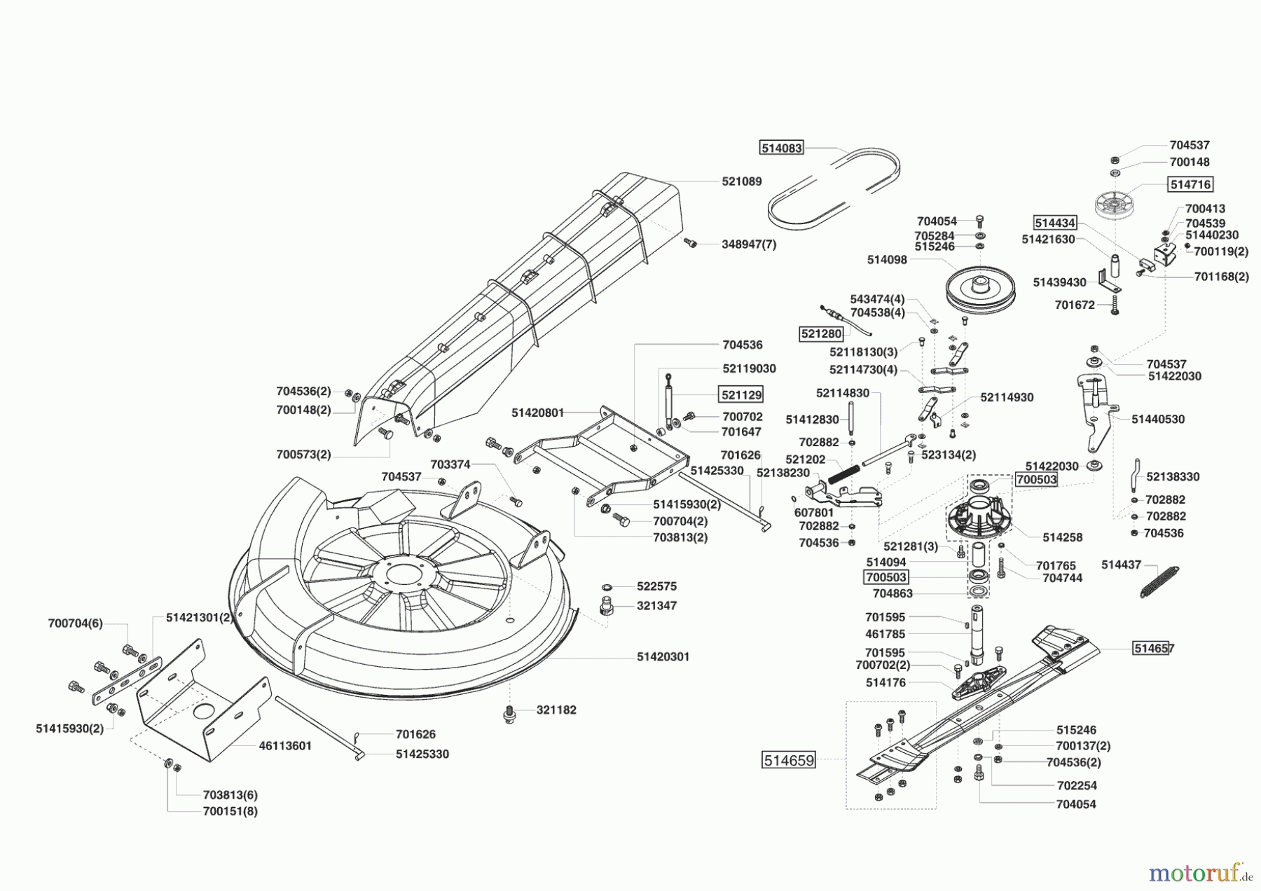 GardensBest Gartentechnik Rasentraktor T 12,5/74 12/2006 - 10/2007 Seite 5