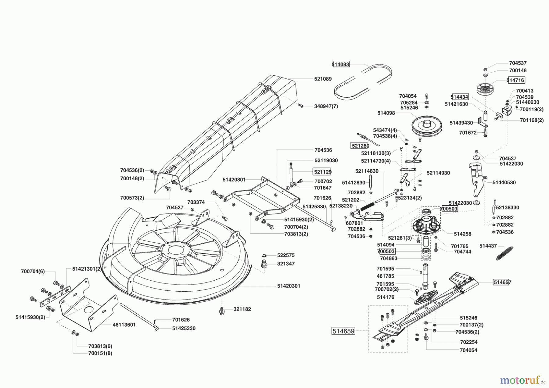 AL-KO Gartentechnik Rasentraktor COMFORT T750 12/2006 - 02/2008 Seite 5