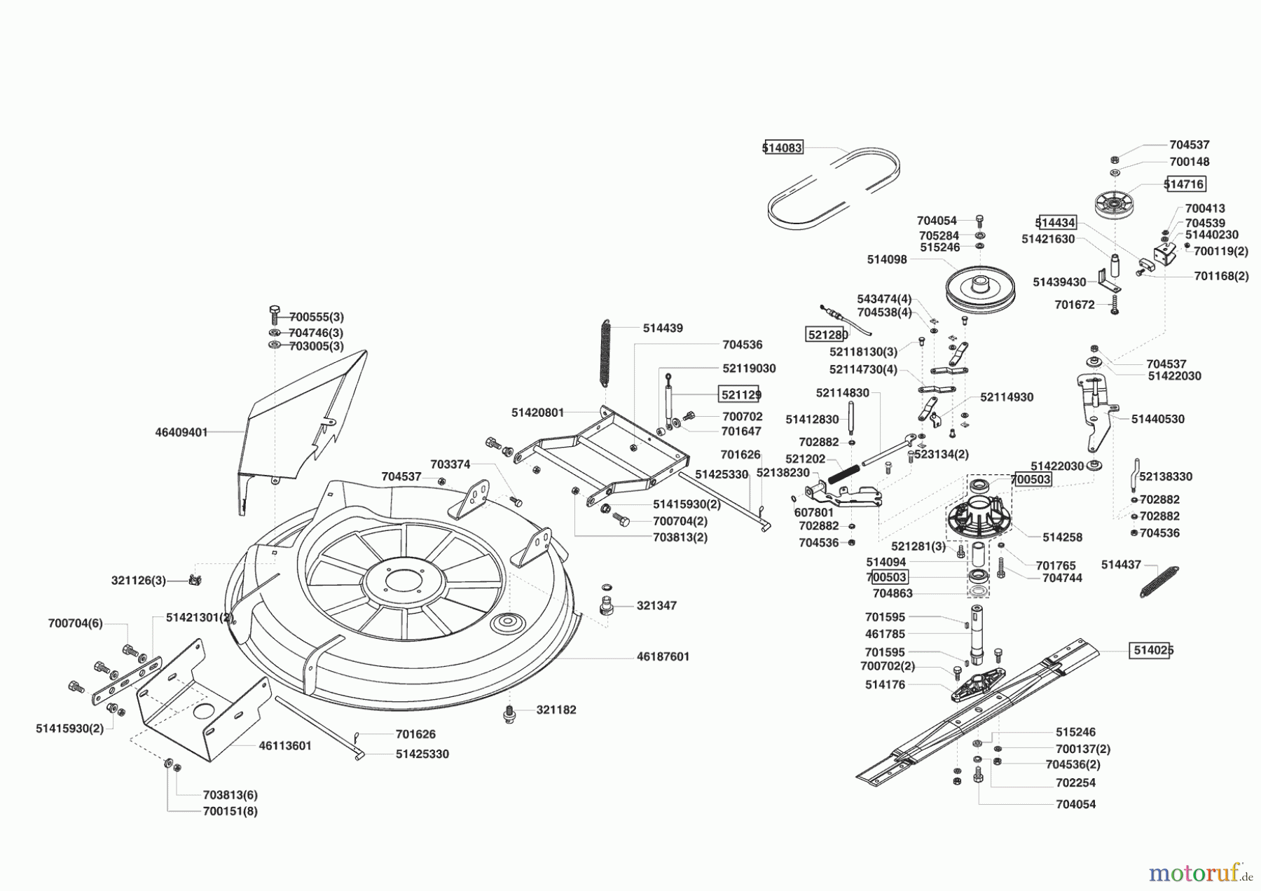 AL-KO Gartentechnik Rasentraktor COMFORT T850 S 12/2006 - 02/2008 Seite 5