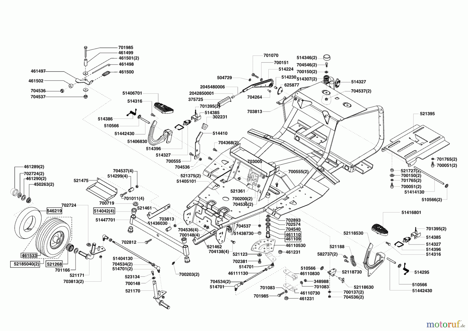 AL-KO Gartentechnik Rasentraktor CLASSIC T 850 R 02/2007 - 02/2008 Seite 2
