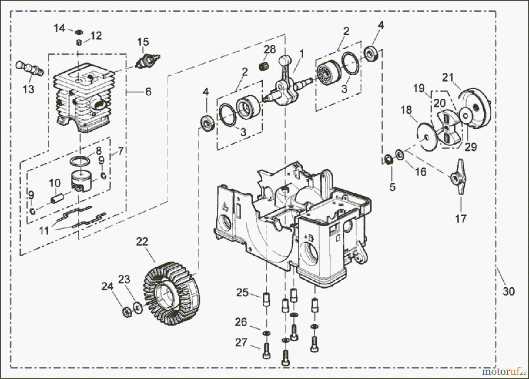  Solo by AL-KO Gartentechnik Kettensägen 636 / 636 Deko ET 122007Druck 9 636 705 02/2007 [SN: ET 122007Druck 9 636 705] - 02/2011 [SN: S.Nr. 67001->; 022011 Druck 9 636 706] Seite 1