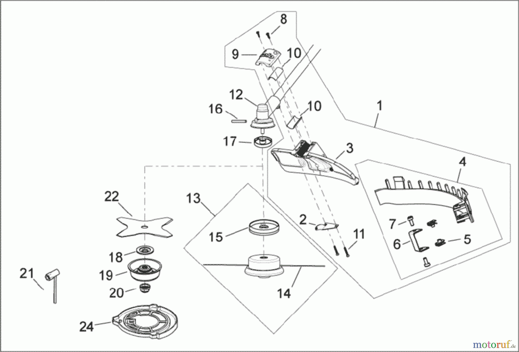  Solo by AL-KO Gartentechnik Motorsensen 149 ET 052007 Druck 9 149 700 05/2007 [SN: ET 052007 Druck 9 149 700] Seite 15
