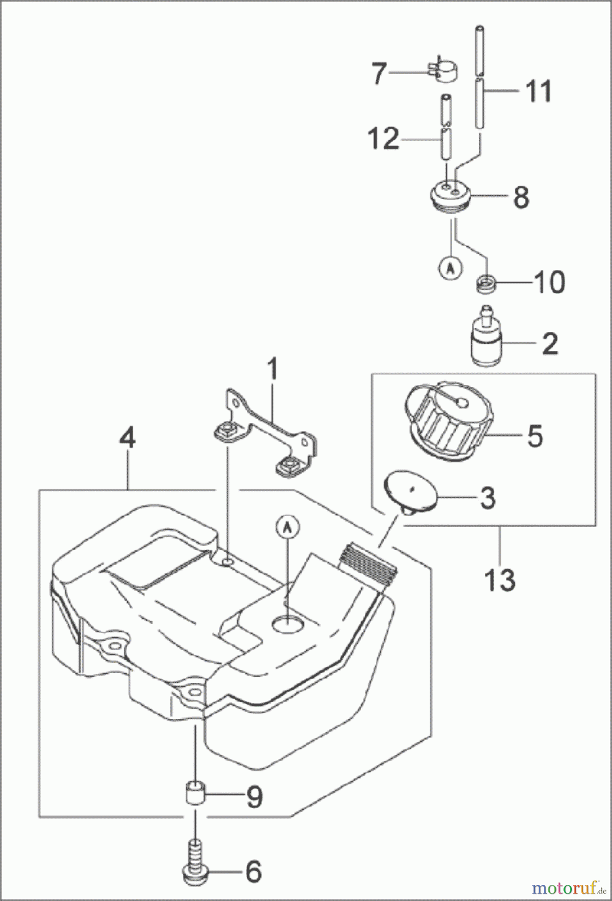  Solo by AL-KO Gartentechnik Motorsensen 143B S.Nr. ->1100 ;  52007 Druck 9 143 750 05/2007 [SN: S.Nr. ->1100 ;  52007 Druck 9 143 750] - 05/2007 [SN: S.Nr. 1101 ->;  52007 Druck 9 143 751] Seite 8