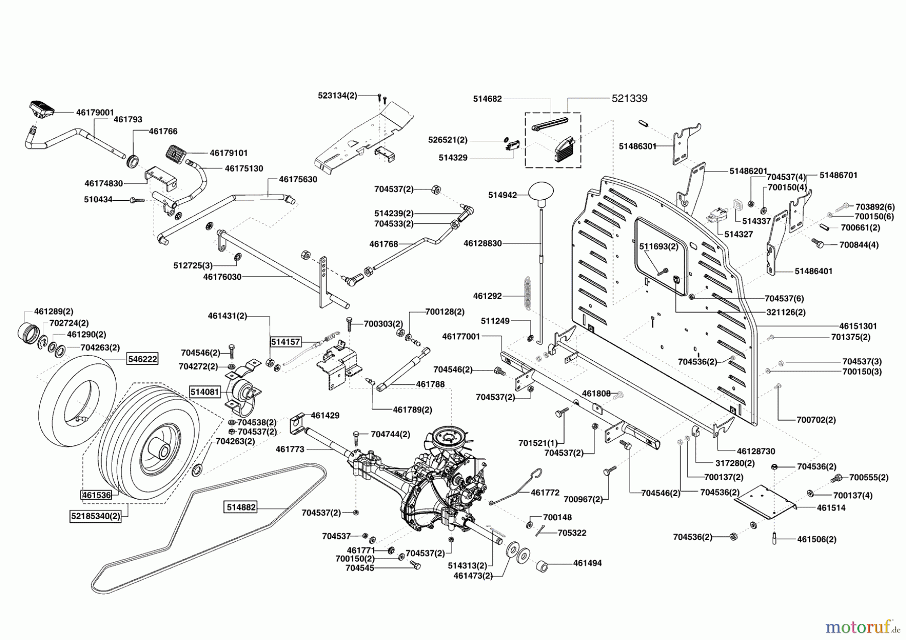 Powerline Gartentechnik Rasentraktor T 15-102 HD 08/2007 - 11/2007 Seite 3