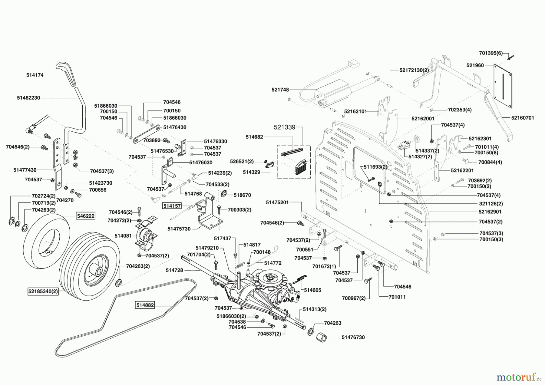 Grüne Welle Gartentechnik Rasentraktor RT 18-102 HE ab 09/2007 Seite 3