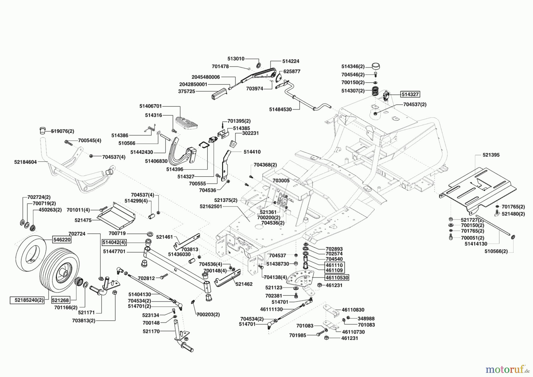 AL-KO Gartentechnik Rasentraktor T20-102 HDE-MK RAIFFEISEN Seite 2