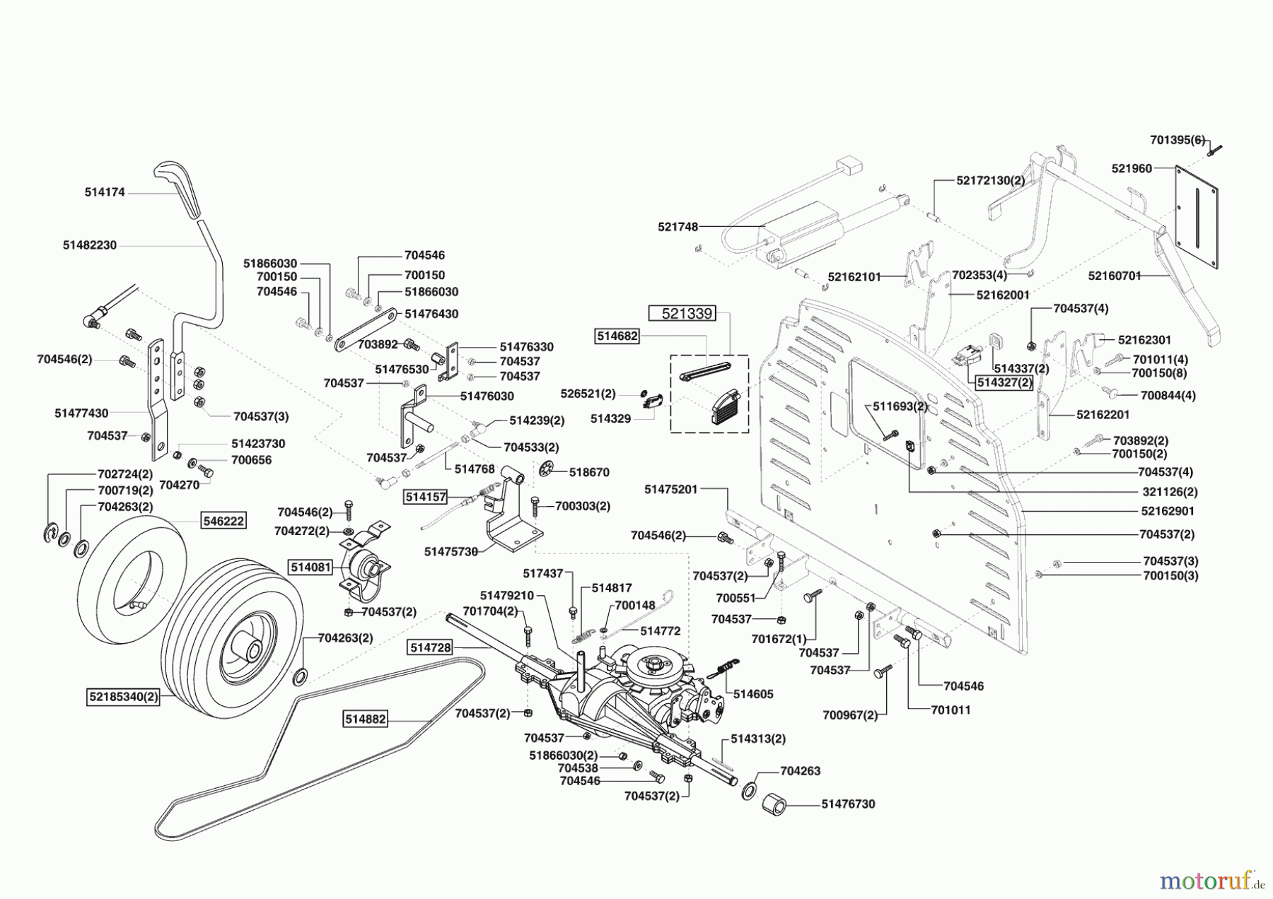 AL-KO Gartentechnik Rasentraktor T20-102 HDE-MK RAIFFEISEN Seite 3