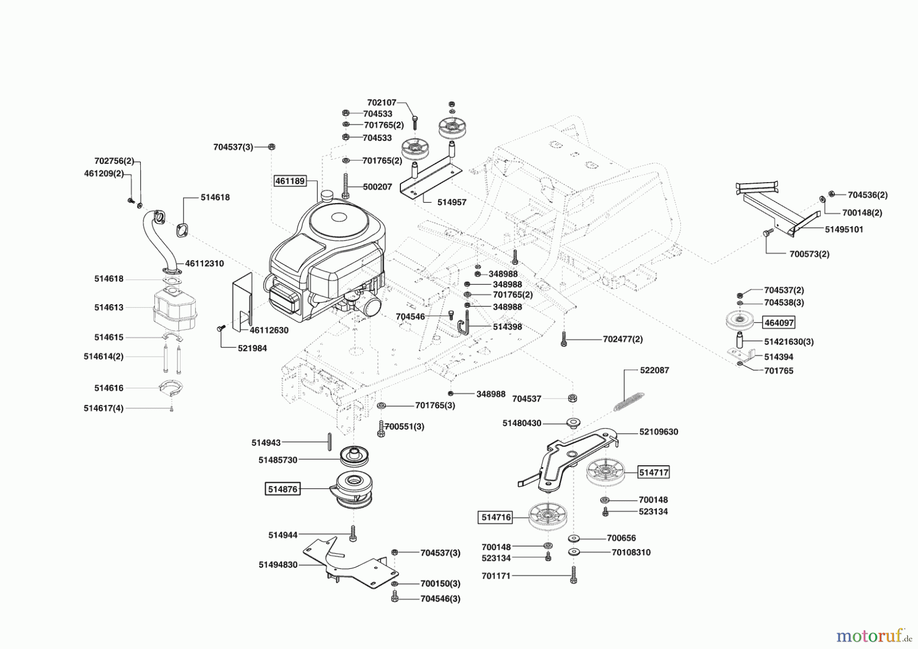 AL-KO Gartentechnik Rasentraktor T 13-102 S Bio-Combi 09/2007 - 11/2008 Seite 4