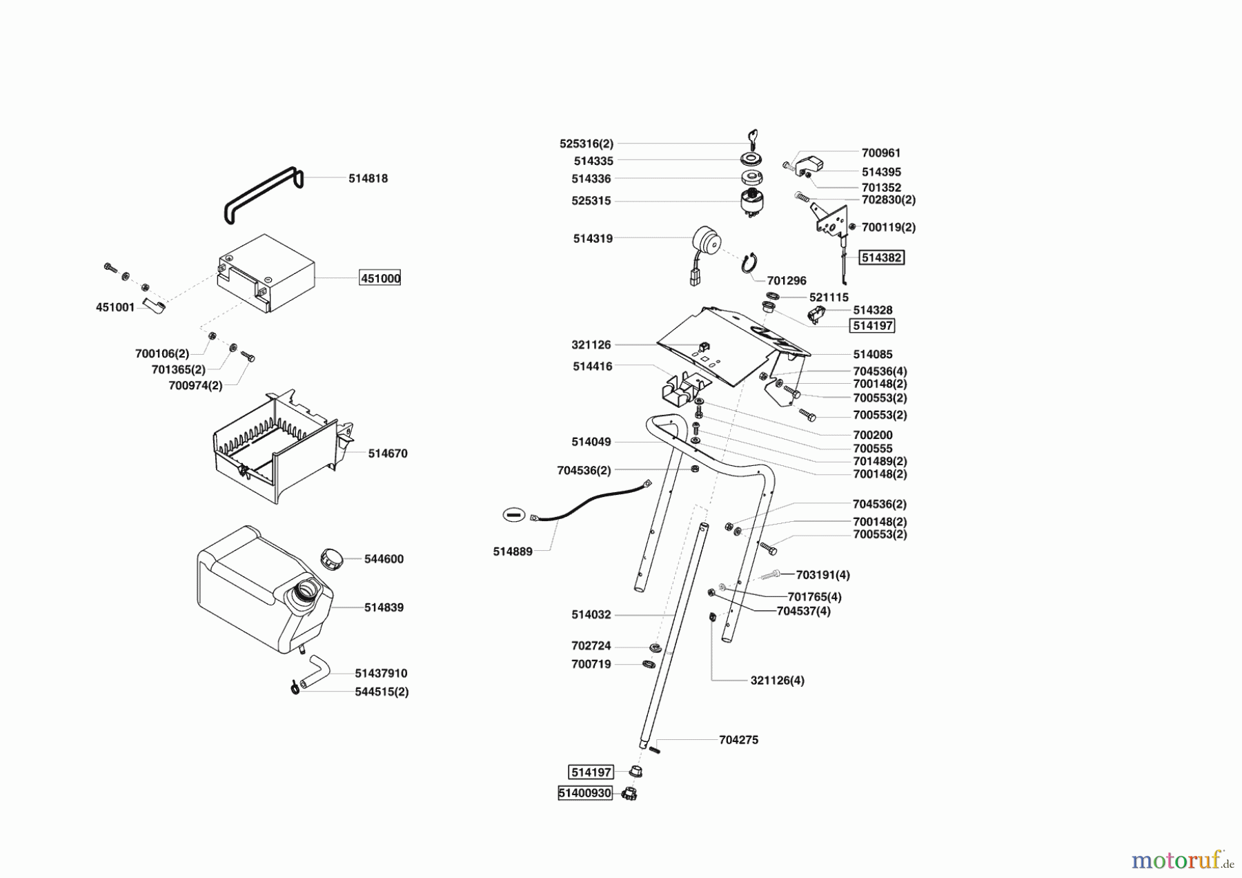 AL-KO Gartentechnik Rasentraktor T17-102 HD LUX HVC ab 10/2007 Seite 6