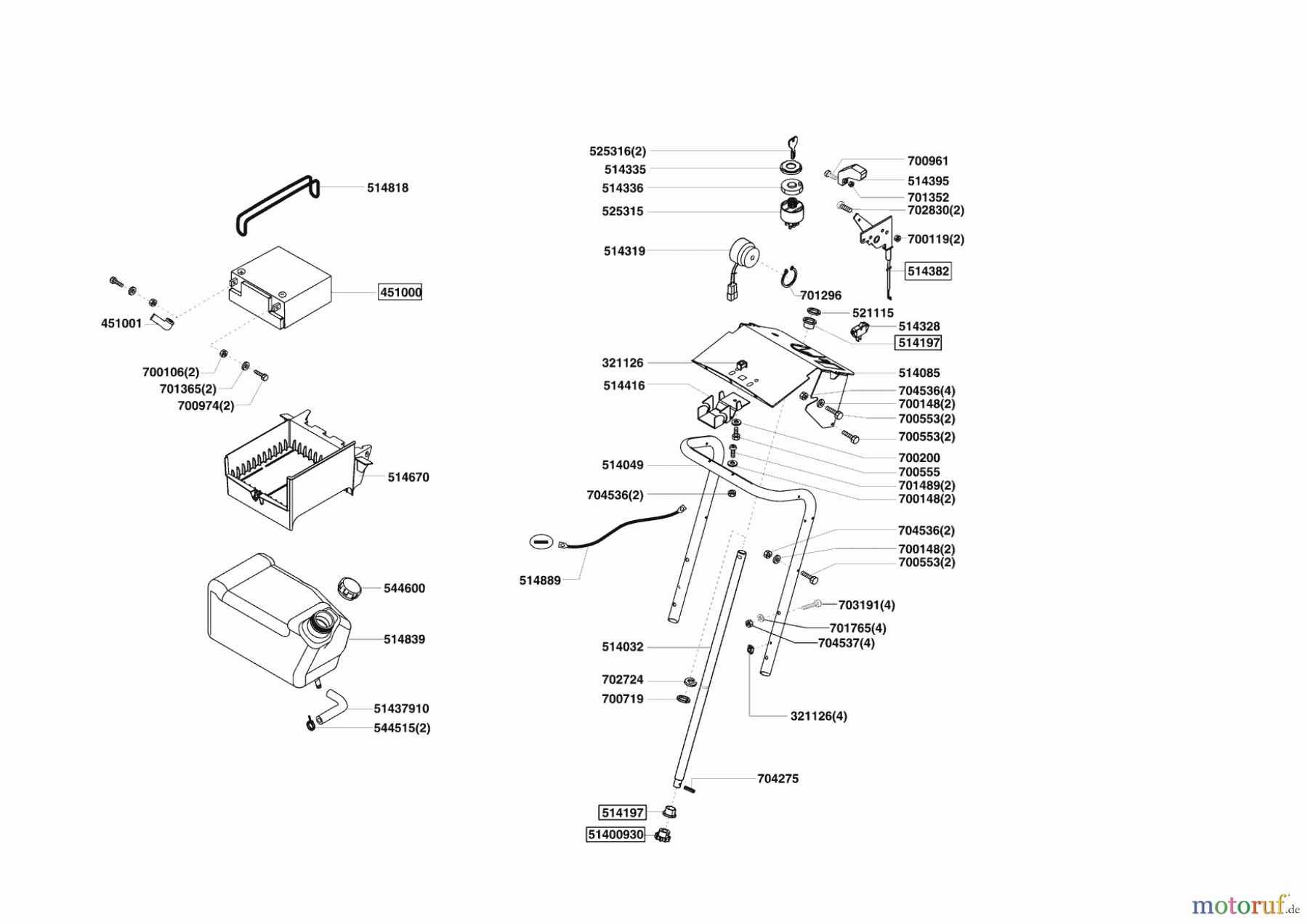Concord Gartentechnik Rasentraktor T15-102 HD Masport ab 10/2007 Seite 6