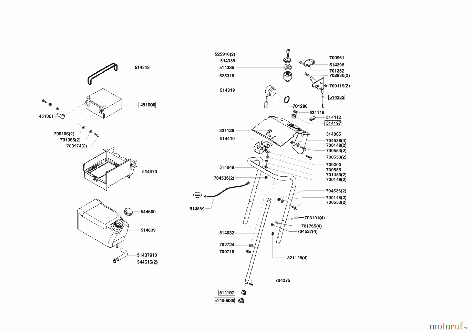 Jardi-Pro Gartentechnik Rasentraktor T 1000 ab 10/2007 Seite 6