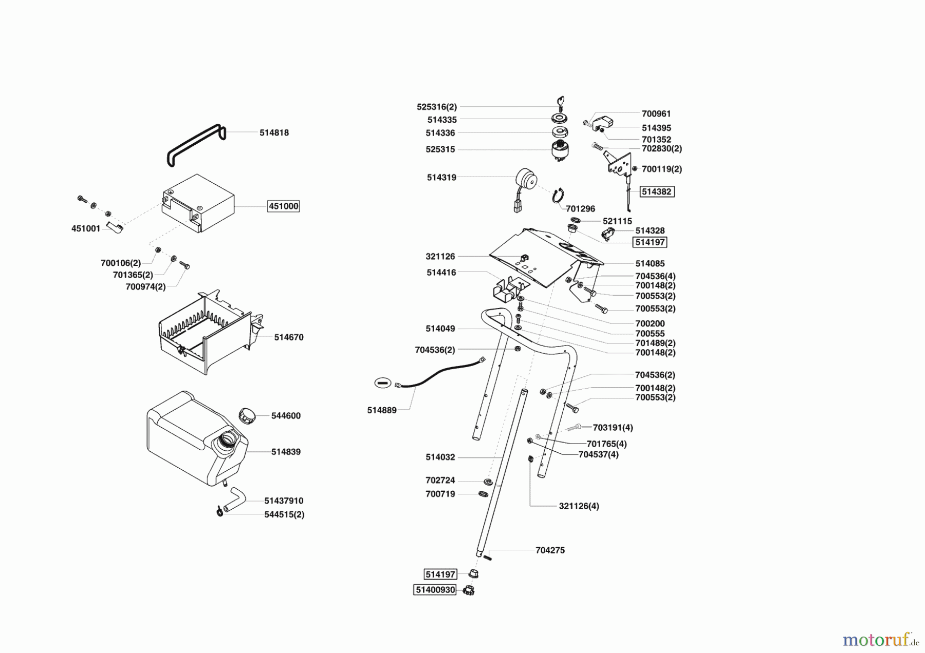 Concord Gartentechnik Rasentraktor T18-102 HD MASPORT ab 10/2007 Seite 6