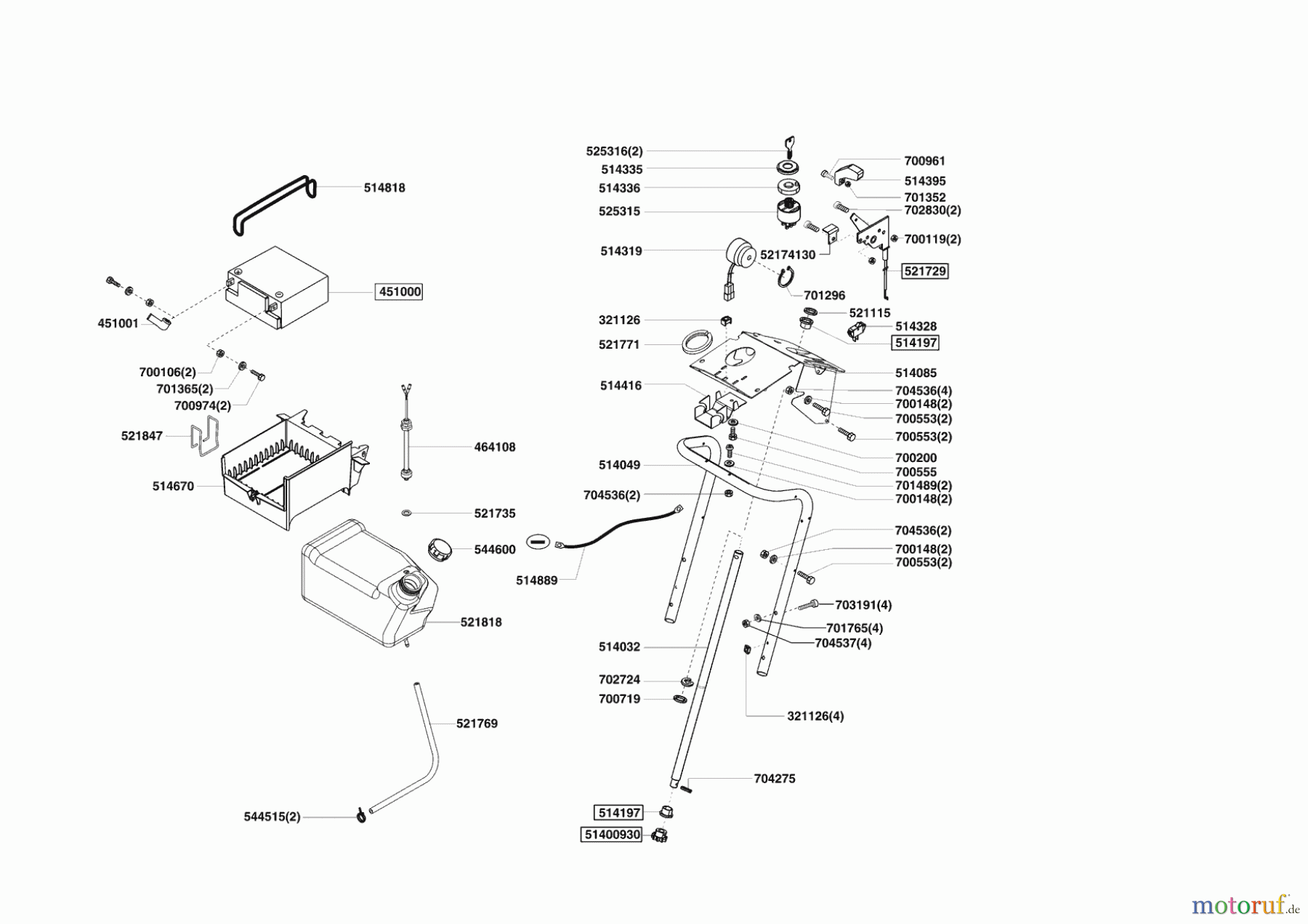 Concord Gartentechnik Rasentraktor T20-102 HDE MASPORT ab 10/2007 Seite 6