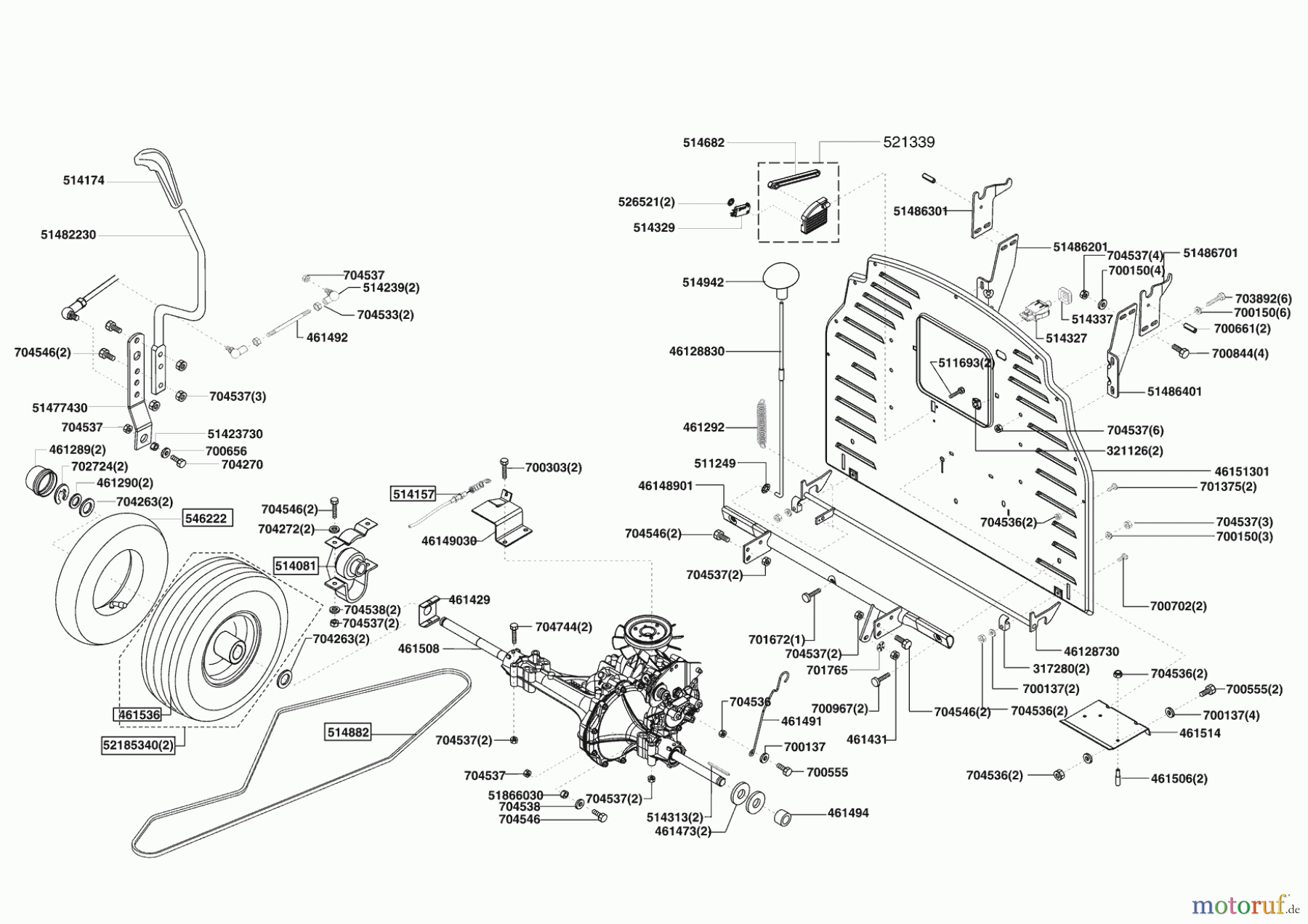  AL-KO Gartentechnik Rasentraktor RT 18-102 HD HOCHFILZER Seite 3