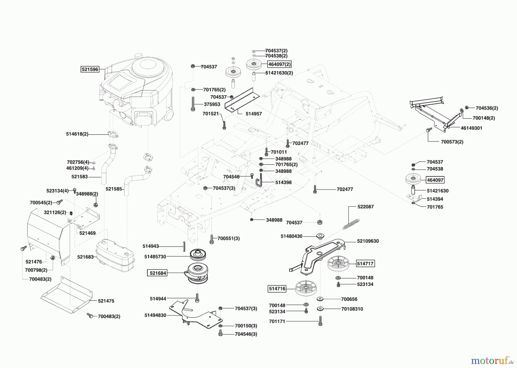 AL-KO Gartentechnik Rasentraktor COOPER T18-102 HD ab 10/2007 Seite 4