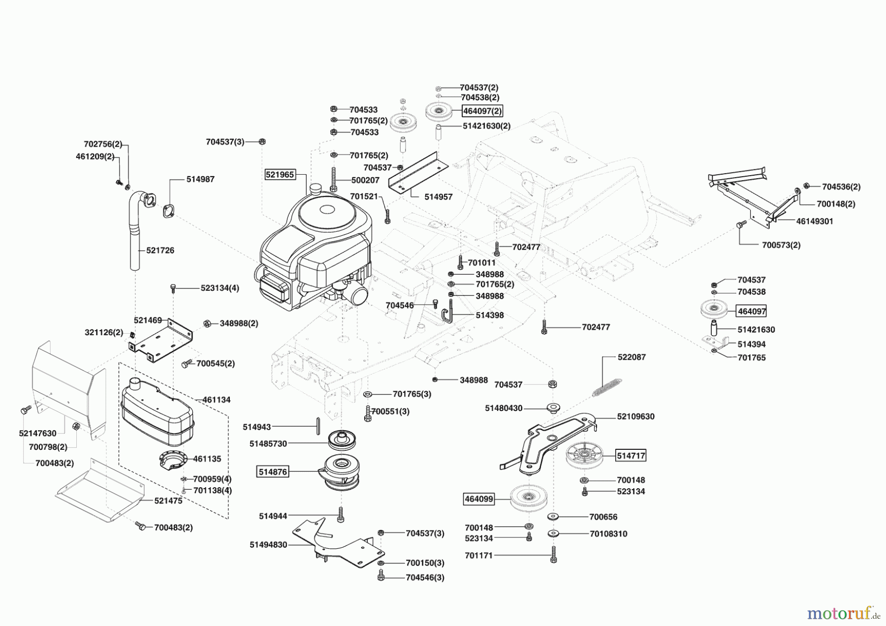  AL-KO Gartentechnik Rasentraktor CLASSIC T 1000 HR 10/2007 - 11/2008 Seite 4