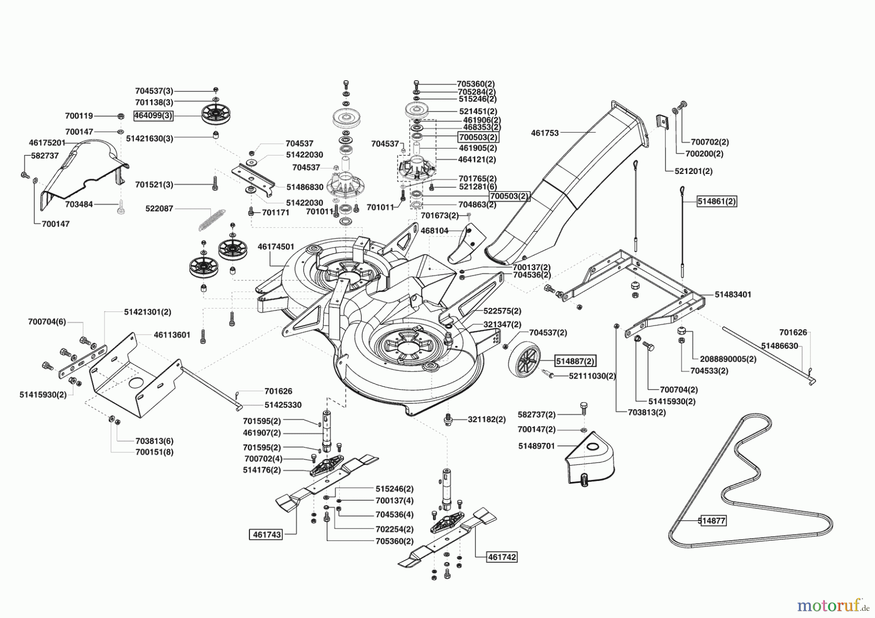 Sigma Gartentechnik Rasentraktor T 13/92 SG 10/2007 - 11/2008 Seite 5