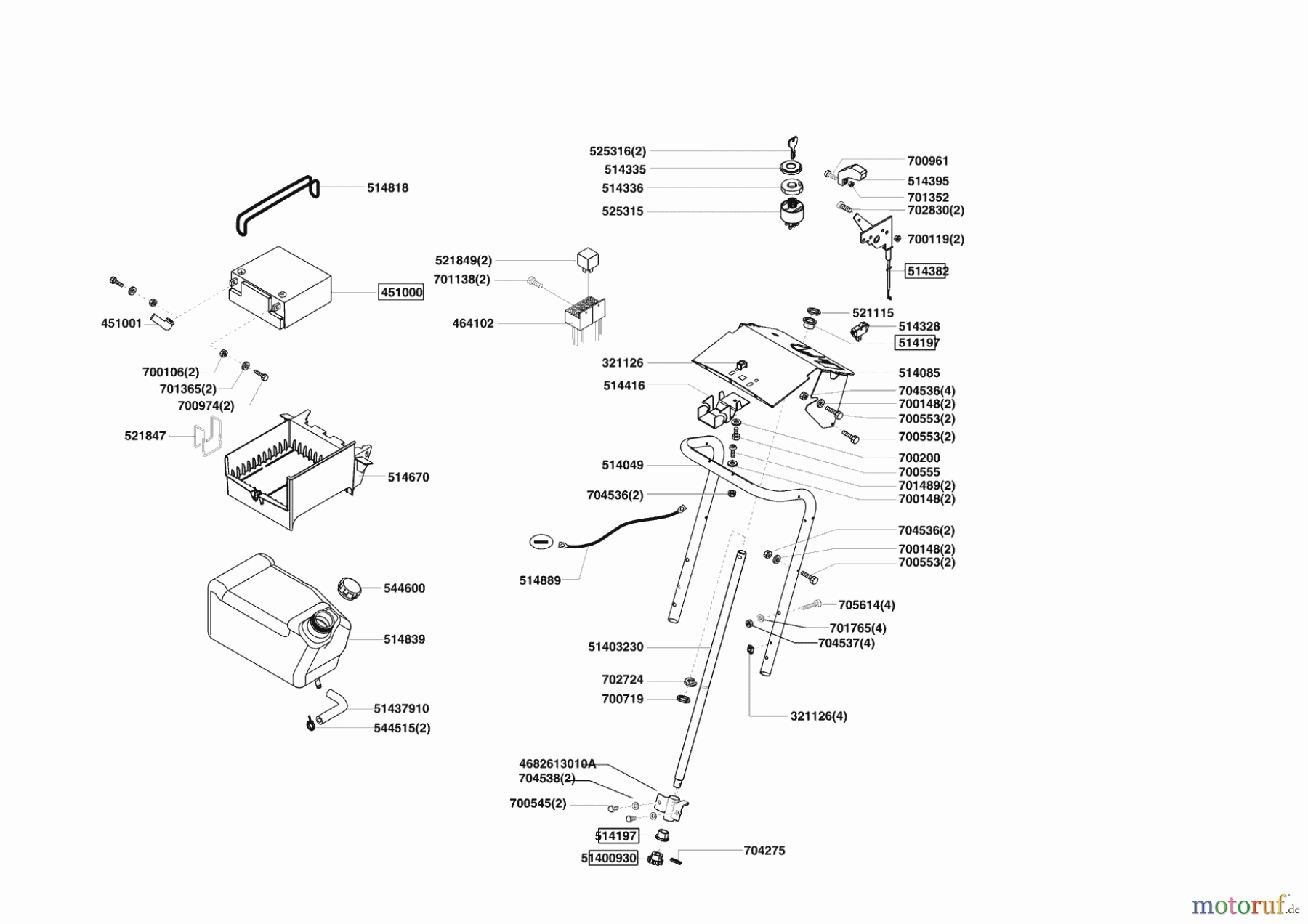Powerline Gartentechnik Rasentraktor T18-102 HDS 10/2007 - 11/2008 Seite 6