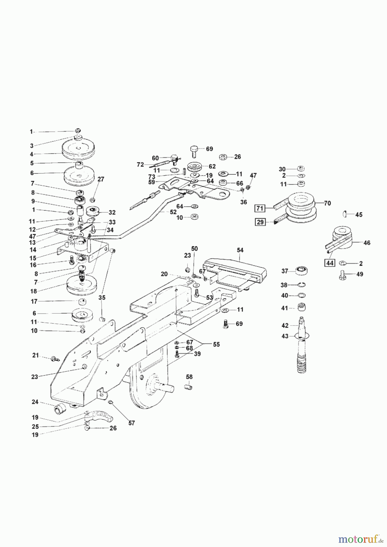 AL-KO Gartentechnik Balkenmäher BM 5001 R ab 11/2007 Seite 1