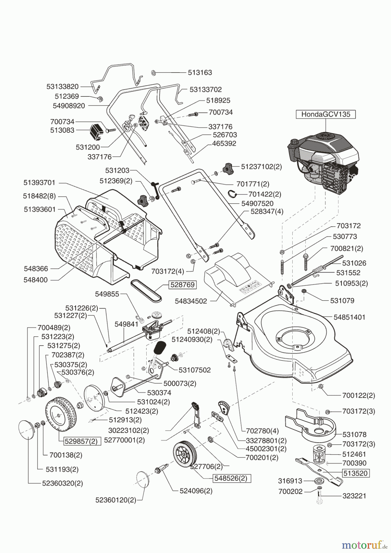  AL-KO Gartentechnik Benzinrasenmäher CL 4.6 BR-H  11/2007 Seite 1