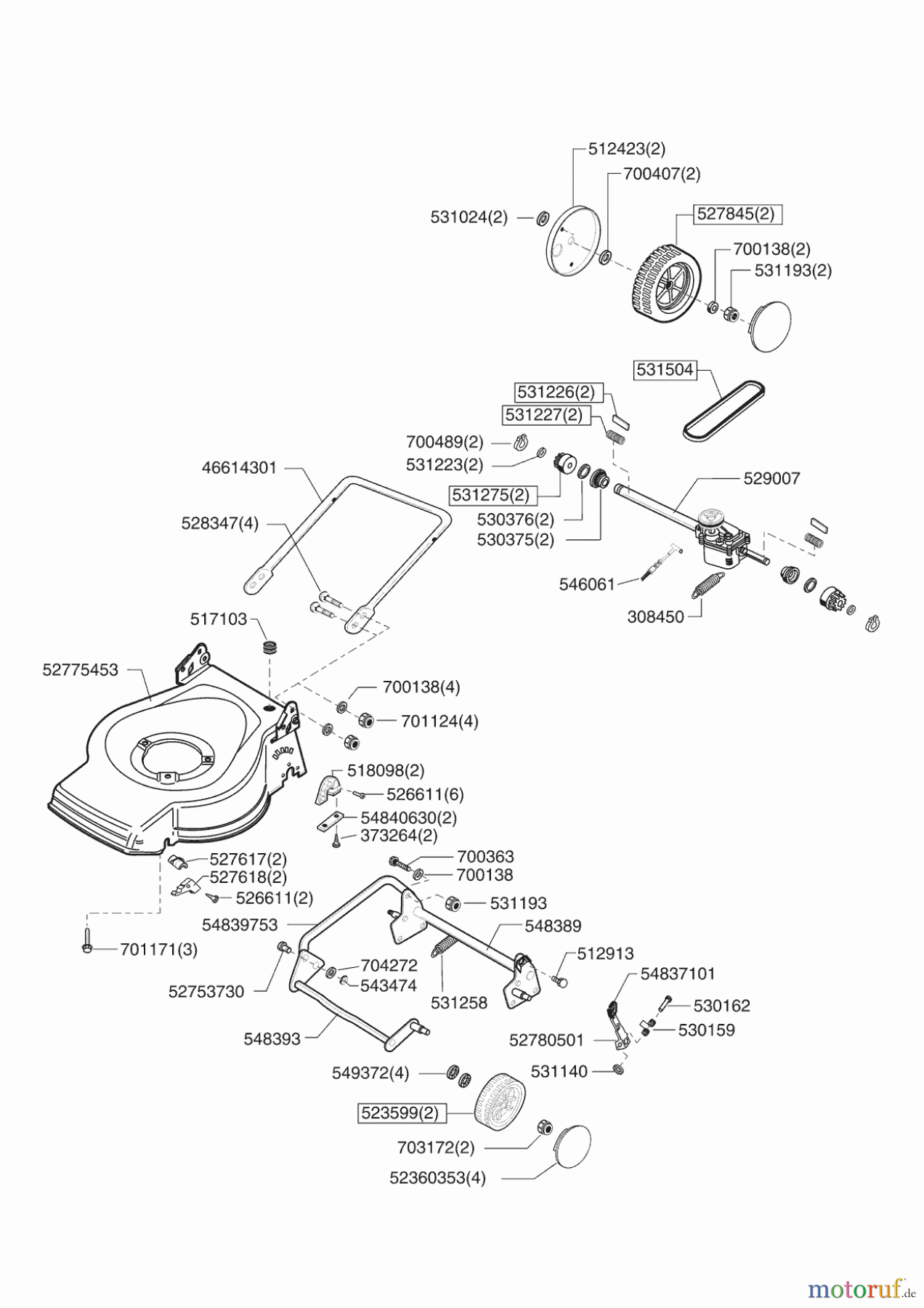 GARDENLINE Gartentechnik Benzinrasenmäher GLR 2 ab 12/2007 Seite 2