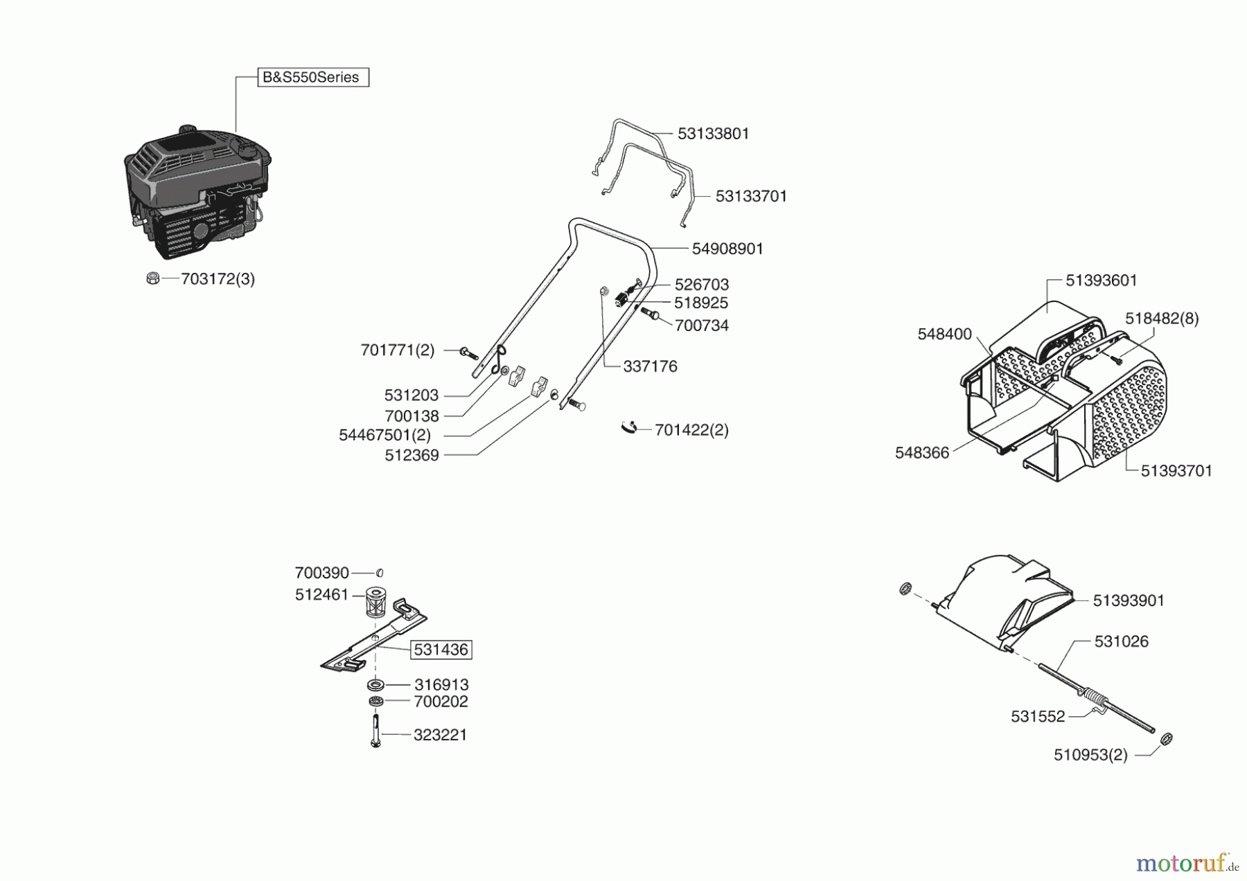AL-KO Gartentechnik Benzinrasenmäher Plus 3 R 12/2007 - 07/2008 Seite 1