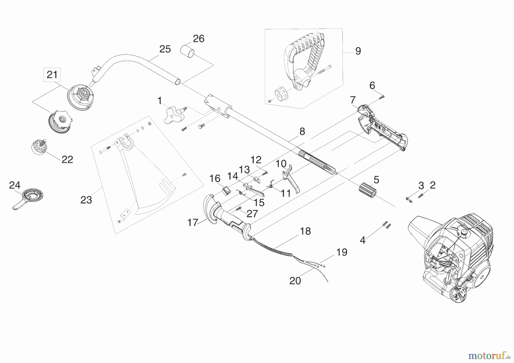 AL-KO Gartentechnik Motorsensen BC 250 01/2008 - 10/2010 Seite 1