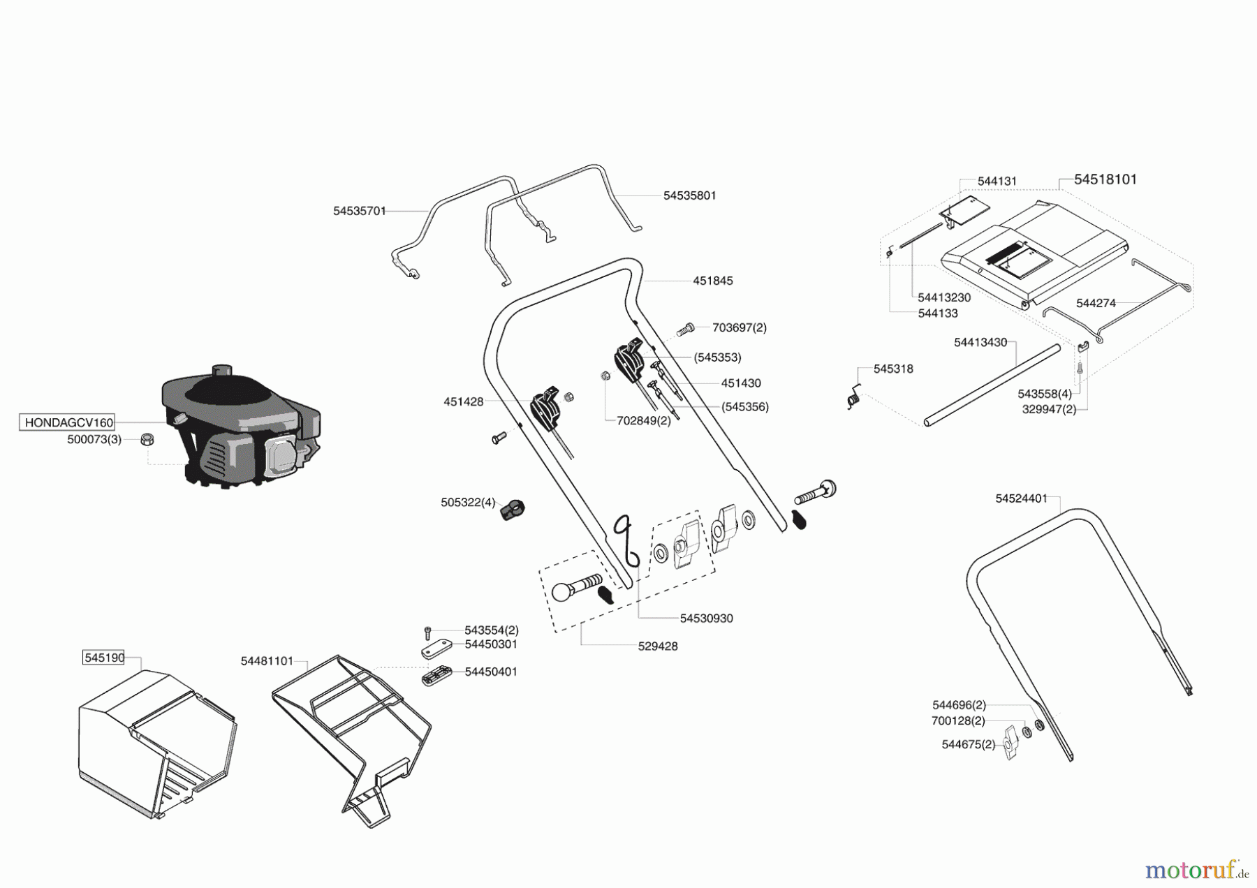 AL-KO Gartentechnik Benzinrasenmäher EASY-MOW 5300 PRO ab 01/2008 Seite 2