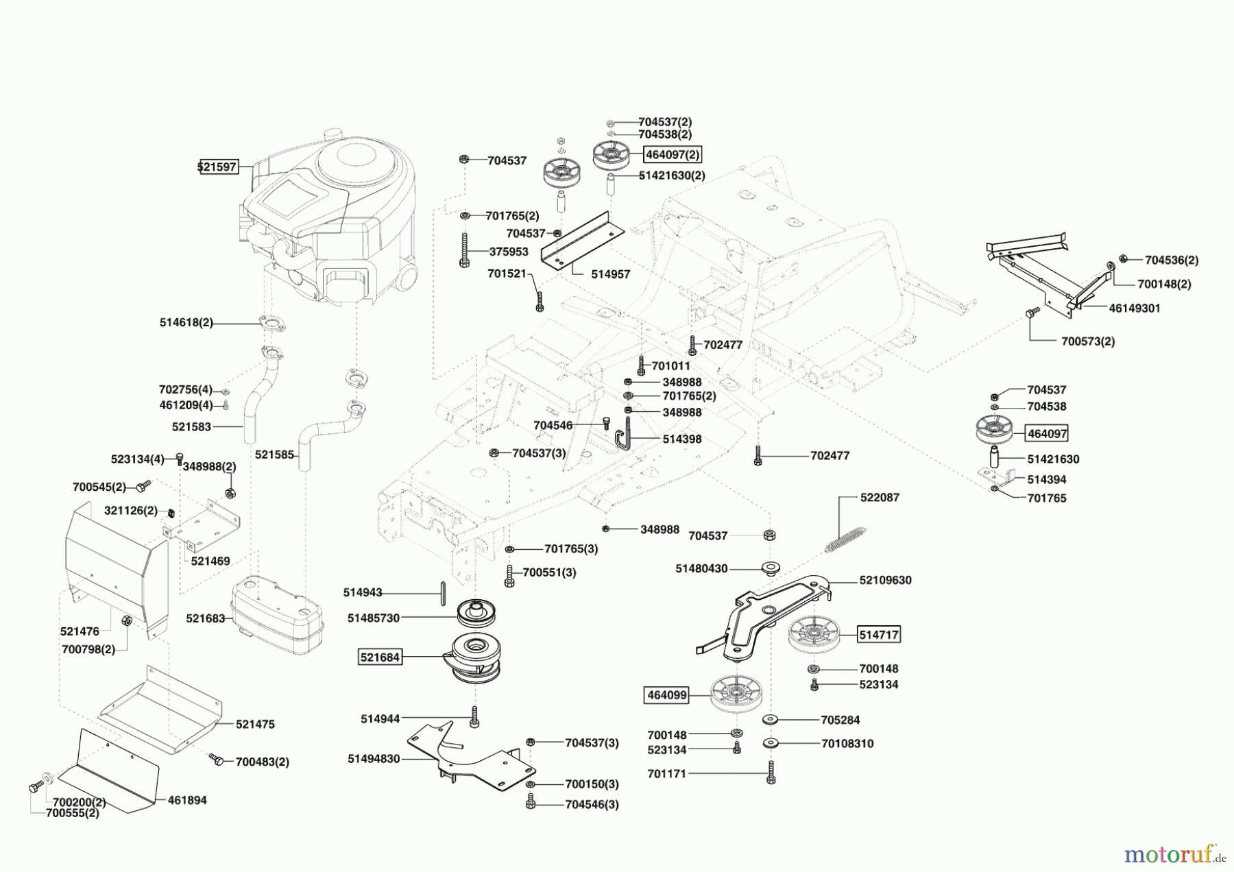  Powerline Gartentechnik Rasentraktor T 20-102 HD 02/2008 - 11/2008 Seite 4