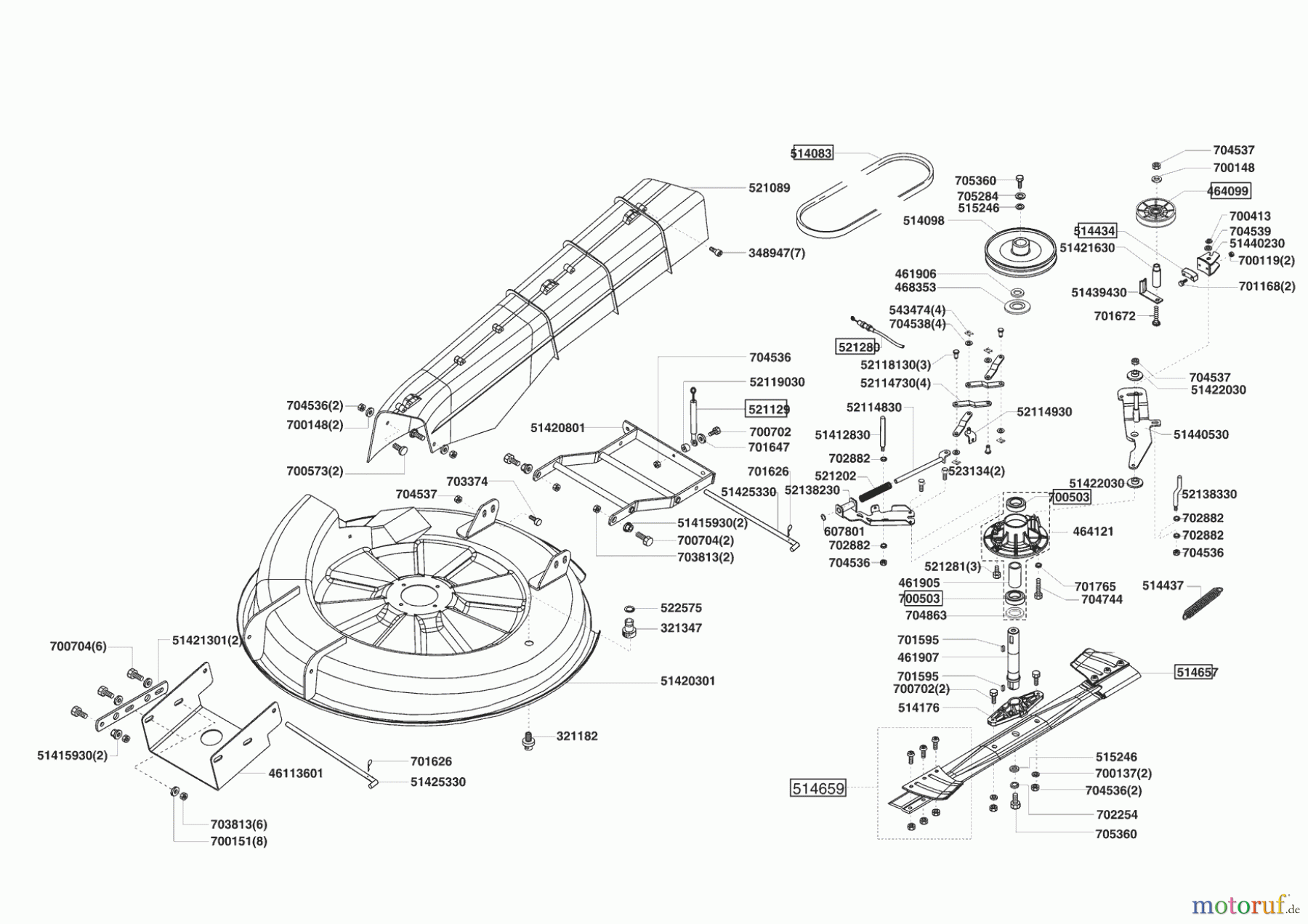 AL-KO Gartentechnik Rasentraktor Comfort T750 ab 02/2008 Seite 5