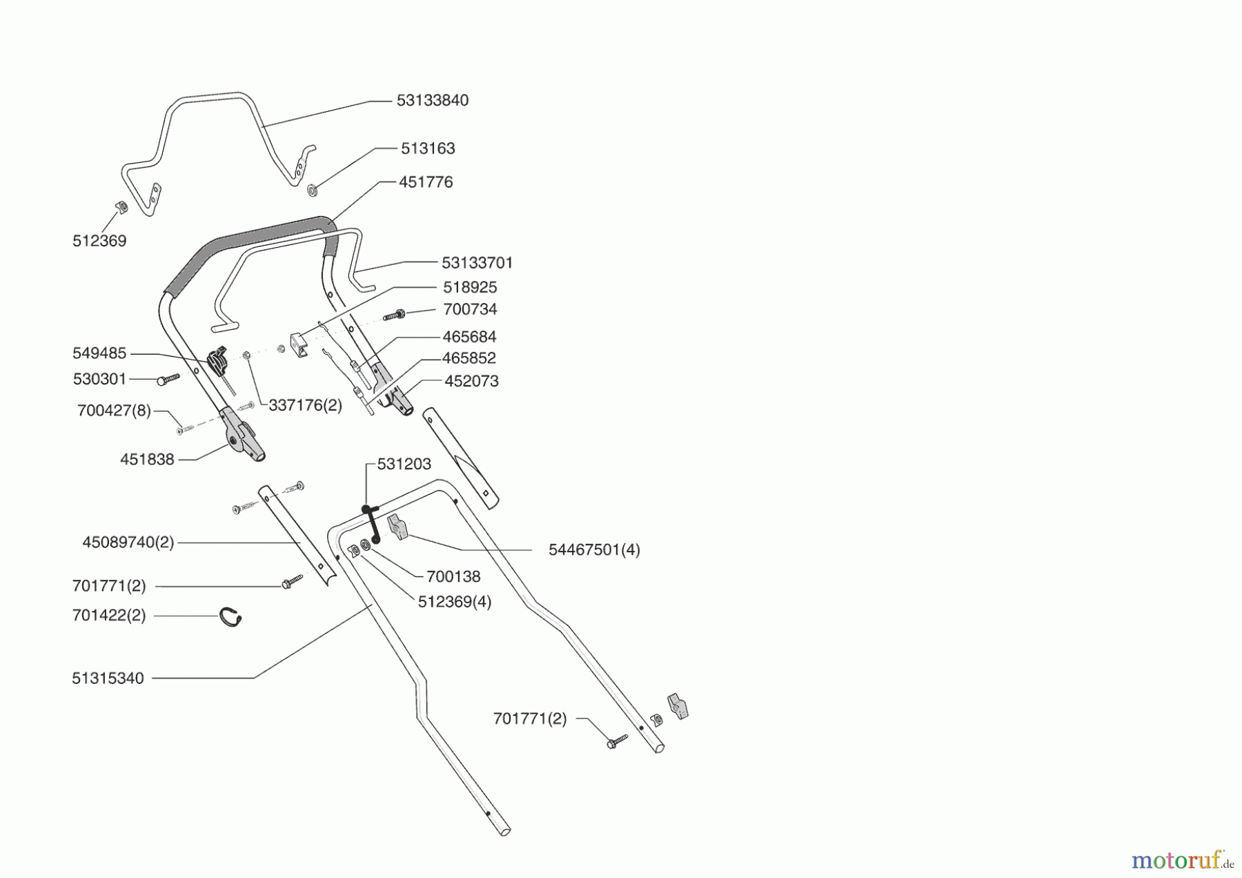 AL-KO Gartentechnik Benzinrasenmäher SILVER 5300 BR HW 02/2008 - 03/2010 Seite 2