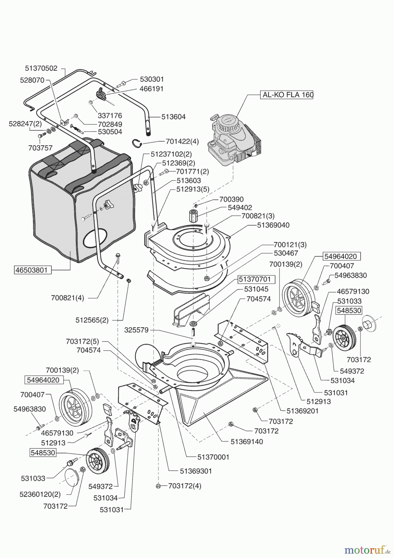 AL-KO Gartentechnik Laubsauger HURRICANE 75 B 05/2008 - 10/2010 Seite 1