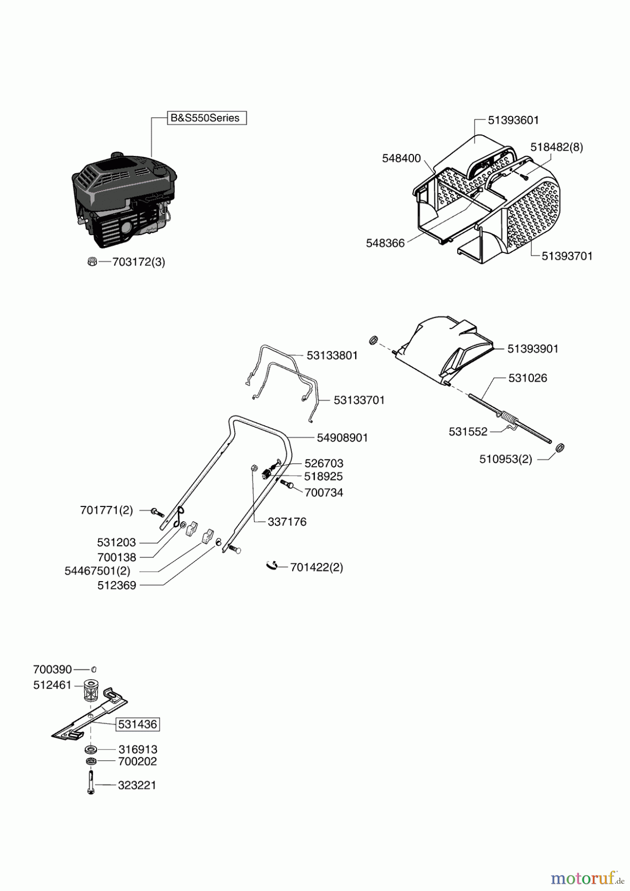 GARDENLINE Gartentechnik Benzinrasenmäher 47 BP ab 07/2008 Seite 1
