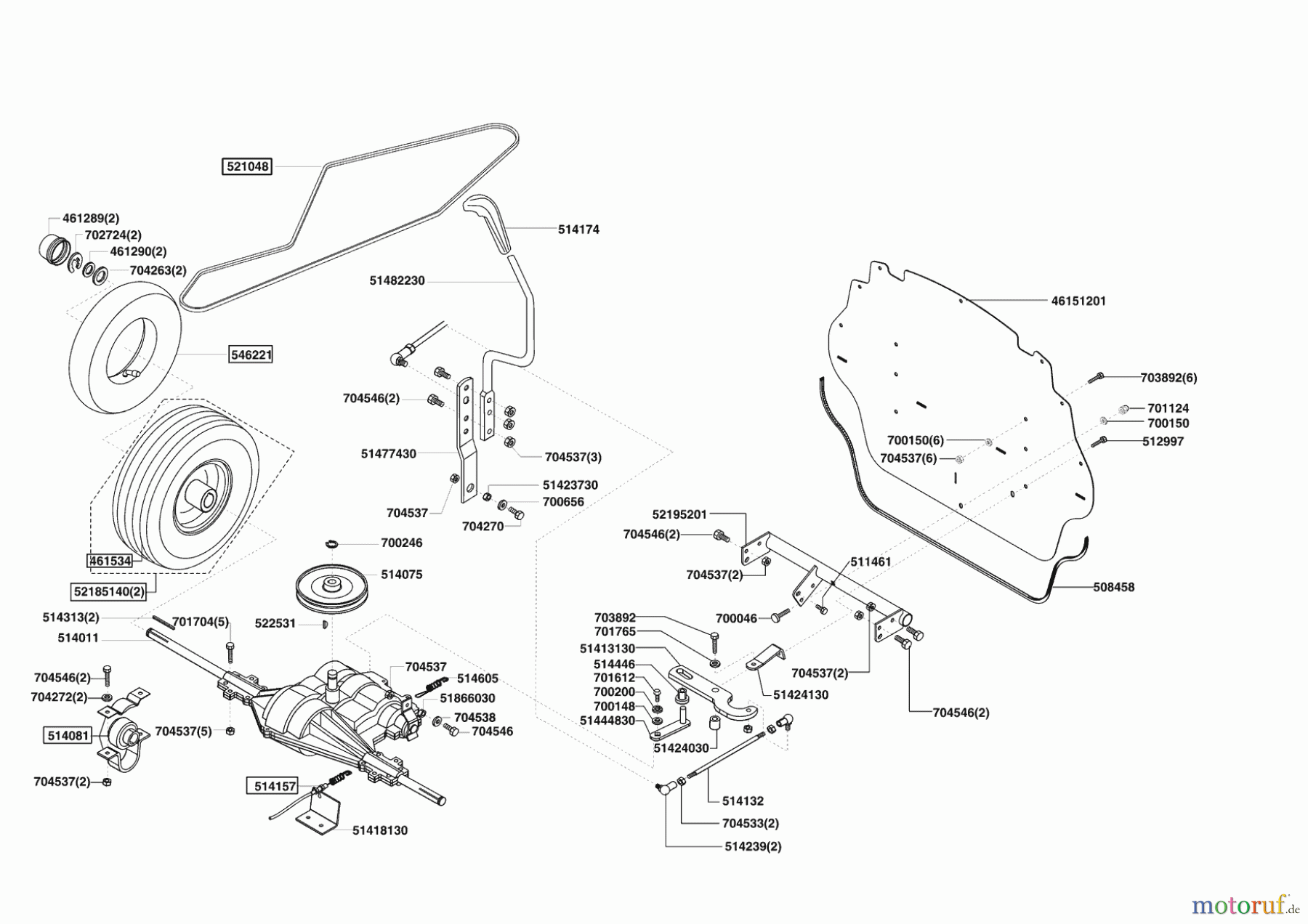 AL-KO Gartentechnik Rasentraktor T 13-102 S Bio-Combi ab 11/2008 Seite 3