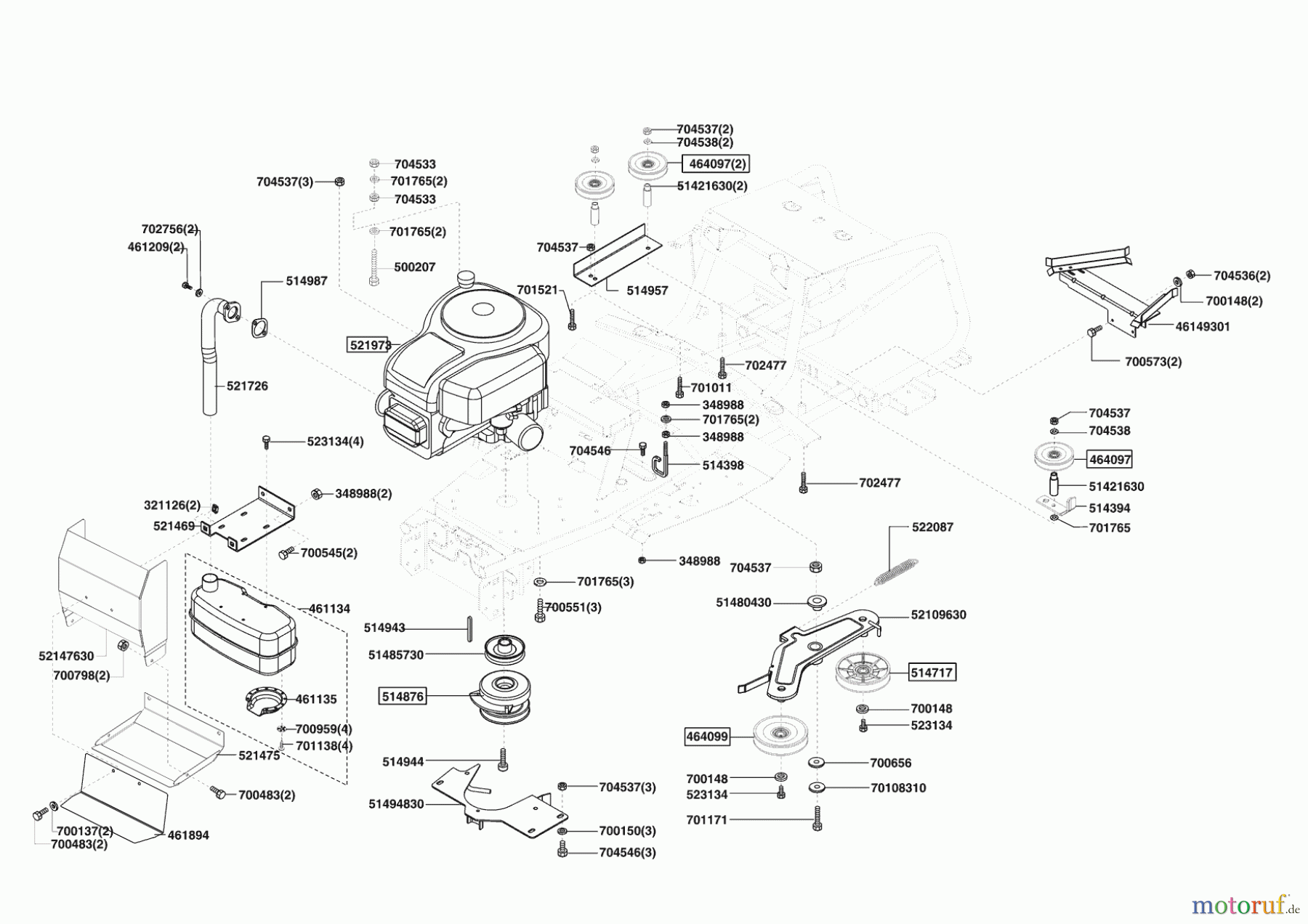  Powerline Gartentechnik Rasentraktor T 18-102 HDE 11/2008 - 02/2009 Seite 4