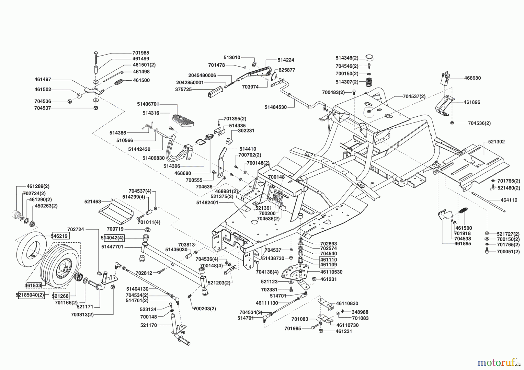 AL-KO Gartentechnik Rasentraktor COMFORT T950 11/2008 - 02/2009 Seite 2