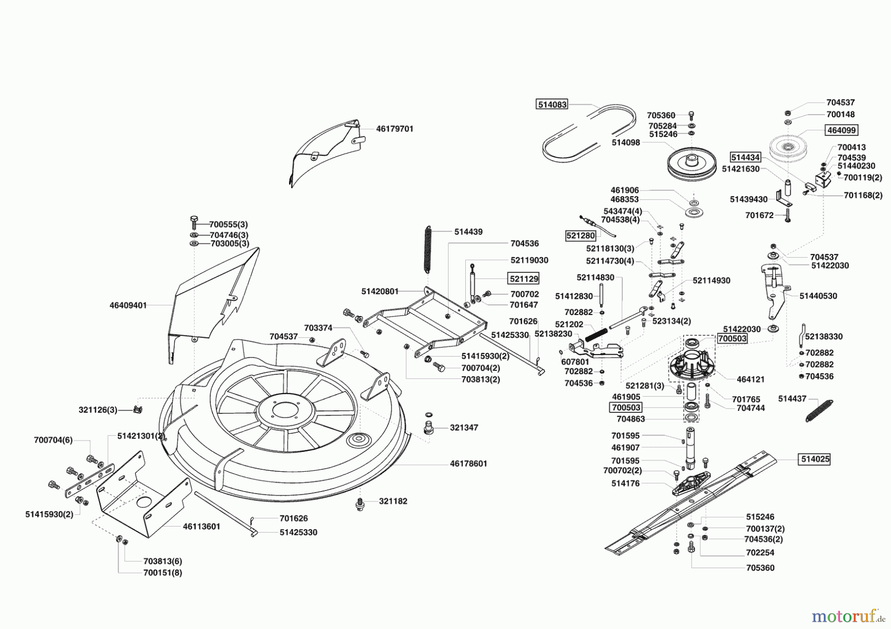 Sigma Gartentechnik Rasentraktor T 13/82 S BIO-COMBI 11/2008 - 03/2009 Seite 5
