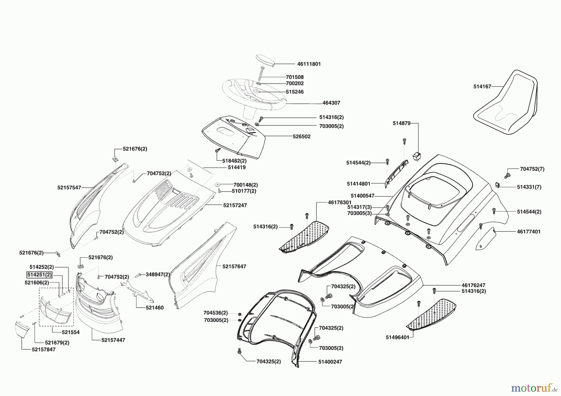 AL-KO Gartentechnik Rasentraktor OKAY MASTER CUT 102-07/175 H 11/2008 - 03/2009 Seite 1