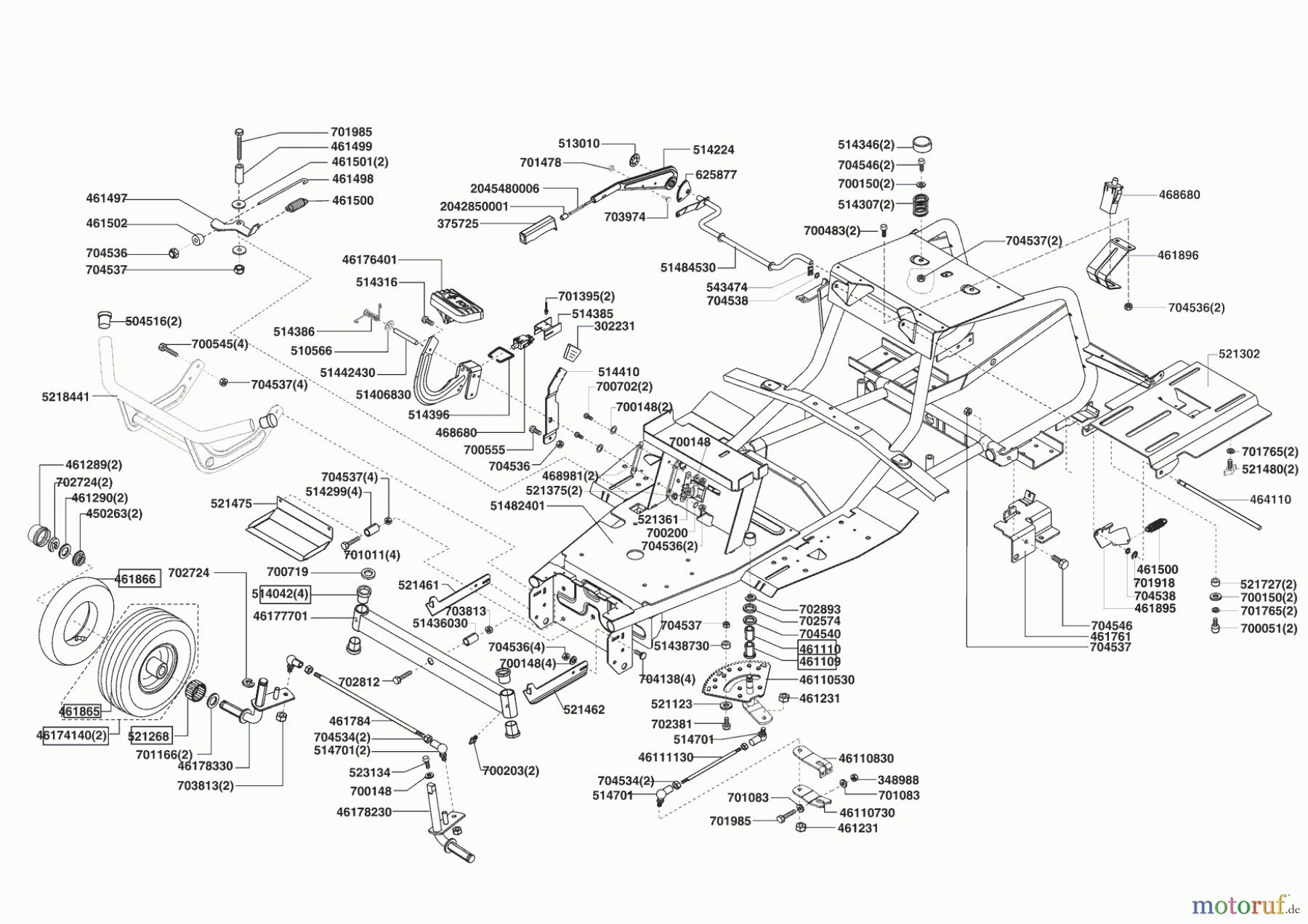 Grüne Welle Gartentechnik Rasentraktor 102-175 H 11/2008 - 03/2009 Seite 2