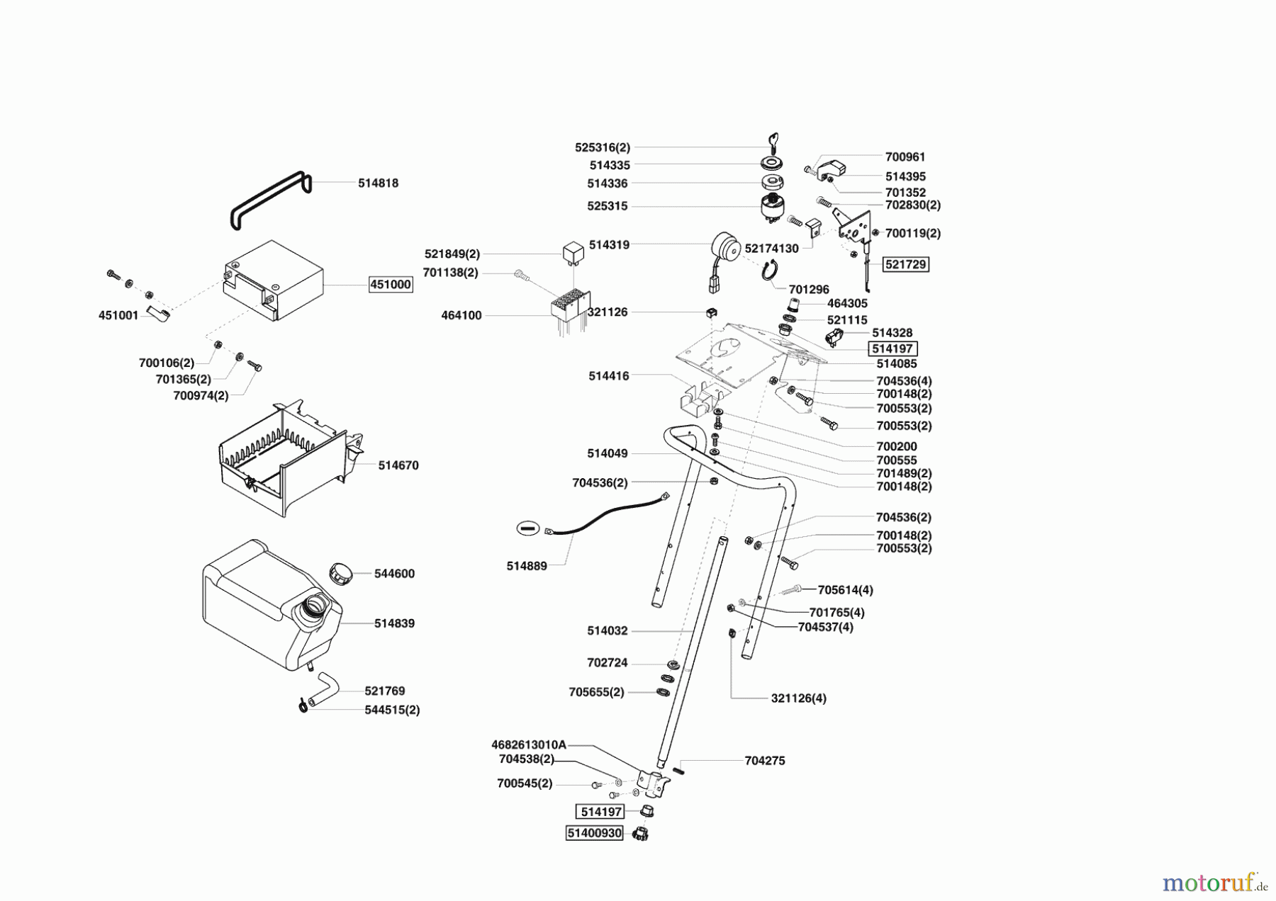 Powerline Gartentechnik Rasentraktor T20-102 HD II 11/2008 - 02/2009 Seite 6