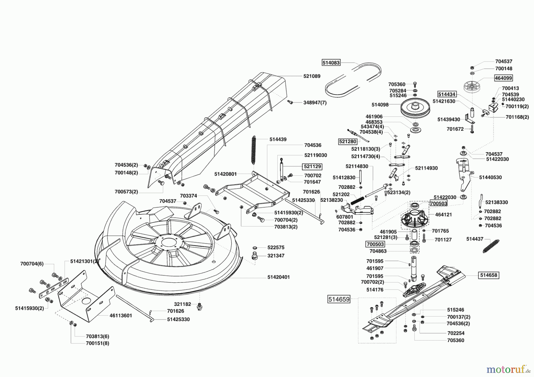 AL-KO Gartentechnik Rasentraktor T13-85 HD LUX HVC 11/2008 - 02/2011 Seite 5