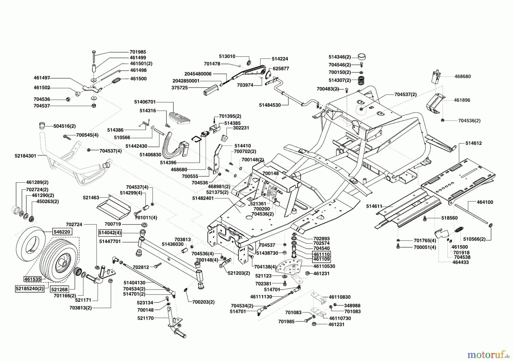  AL-KO Gartentechnik Rasentraktor T17-102 LUX HVC 11/2008 - 02/2009 Seite 2