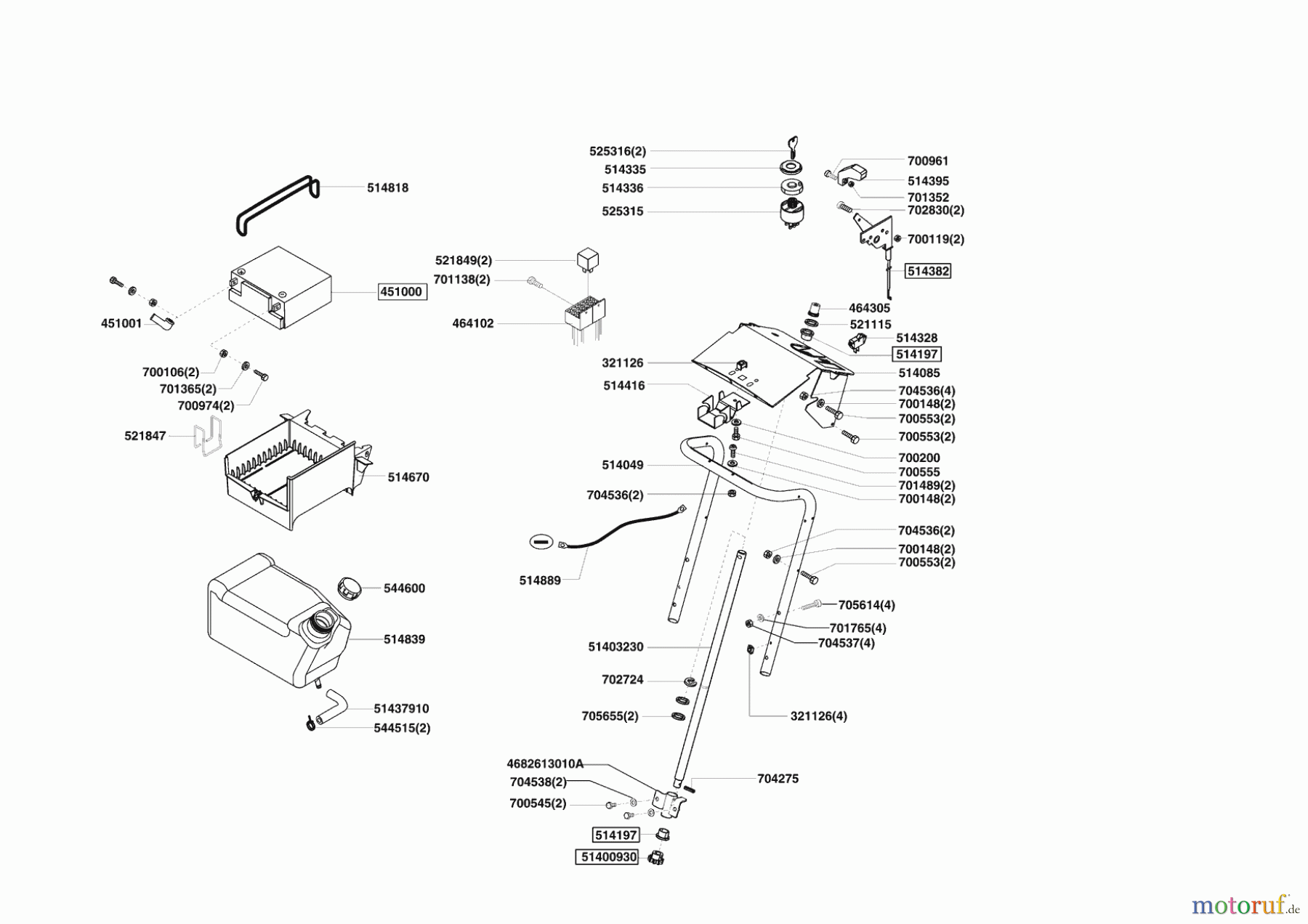  AL-KO Gartentechnik Rasentraktor  T13-102 HDS BIO-COMBI HVC  11/2008 - 02/2009 Seite 6