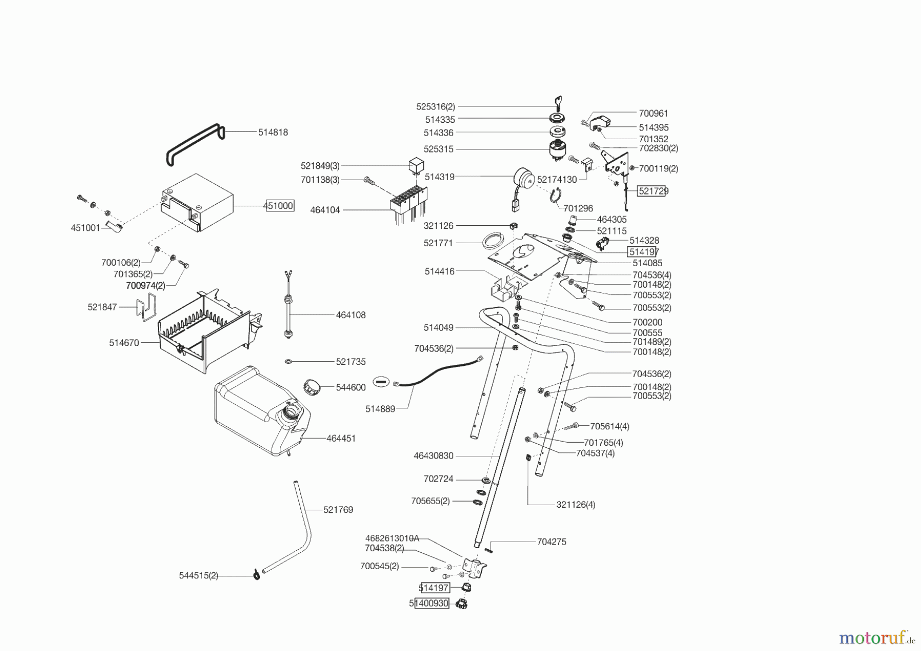 Powerline Gartentechnik Rasentraktor T 20-102 HDE 11/2008 Seite 6