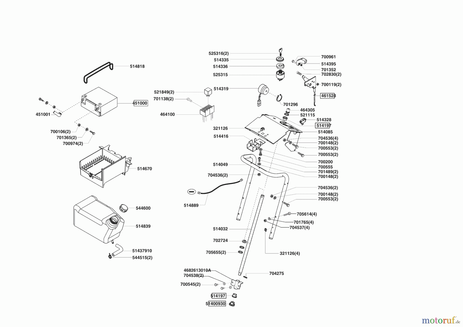 Powerline Gartentechnik Rasentraktor T 16-102 HD-H 12/2008 - 03/2009 Seite 8