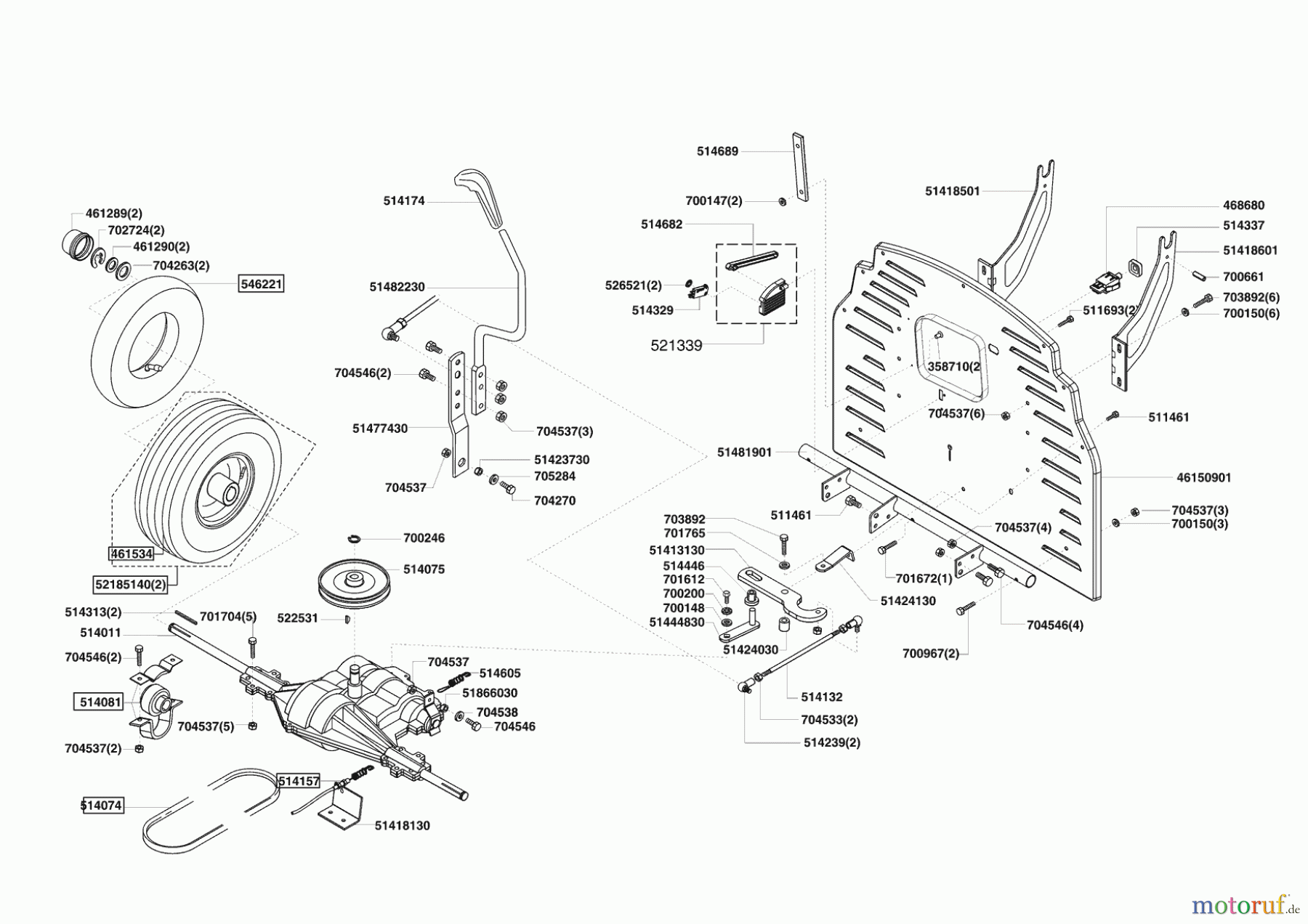 AL-KO Gartentechnik Rasentraktor T13-85 LUX HVC 12/2008 - 11/2011 Seite 3