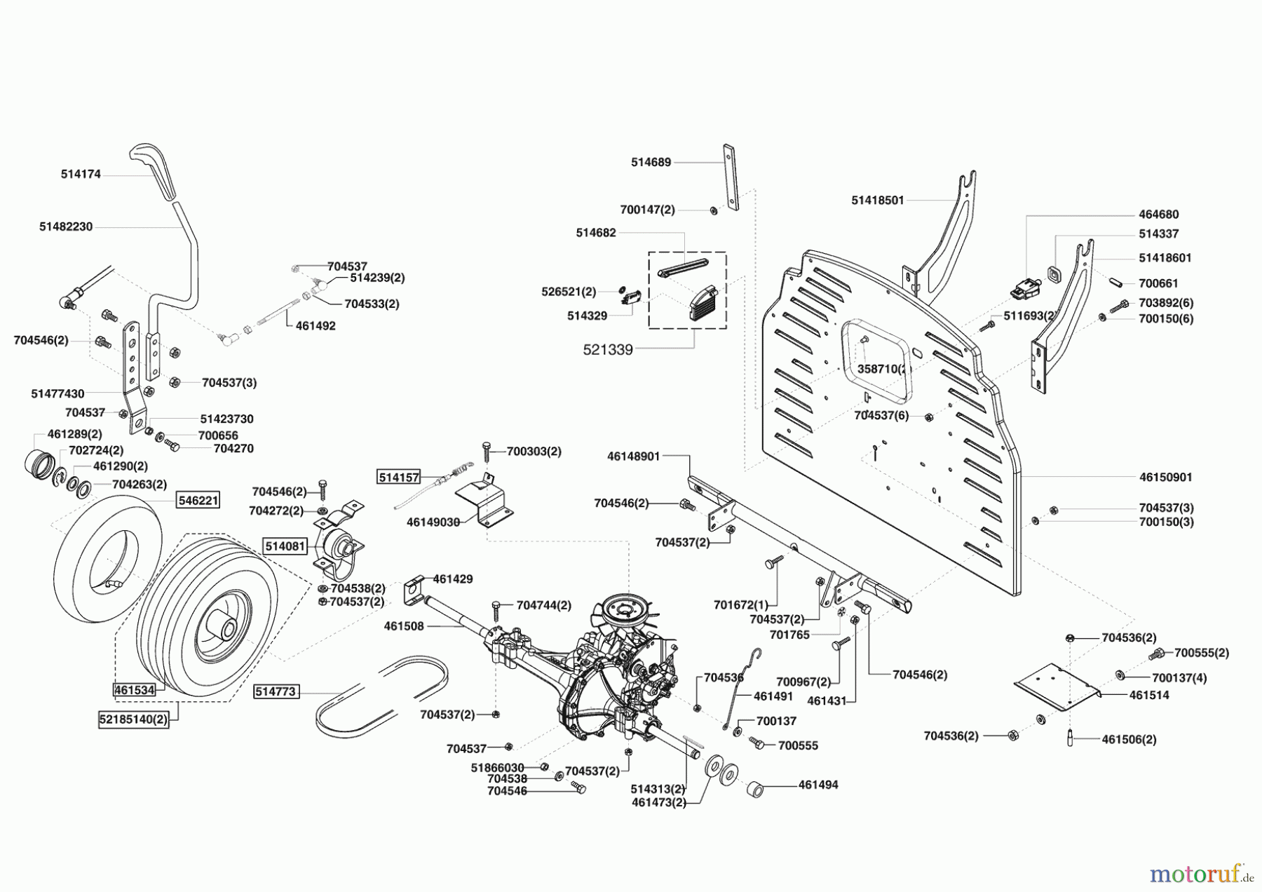  Powerline Gartentechnik Rasentraktor T 13-82 HD  01/2009 - 02/2009 Seite 3